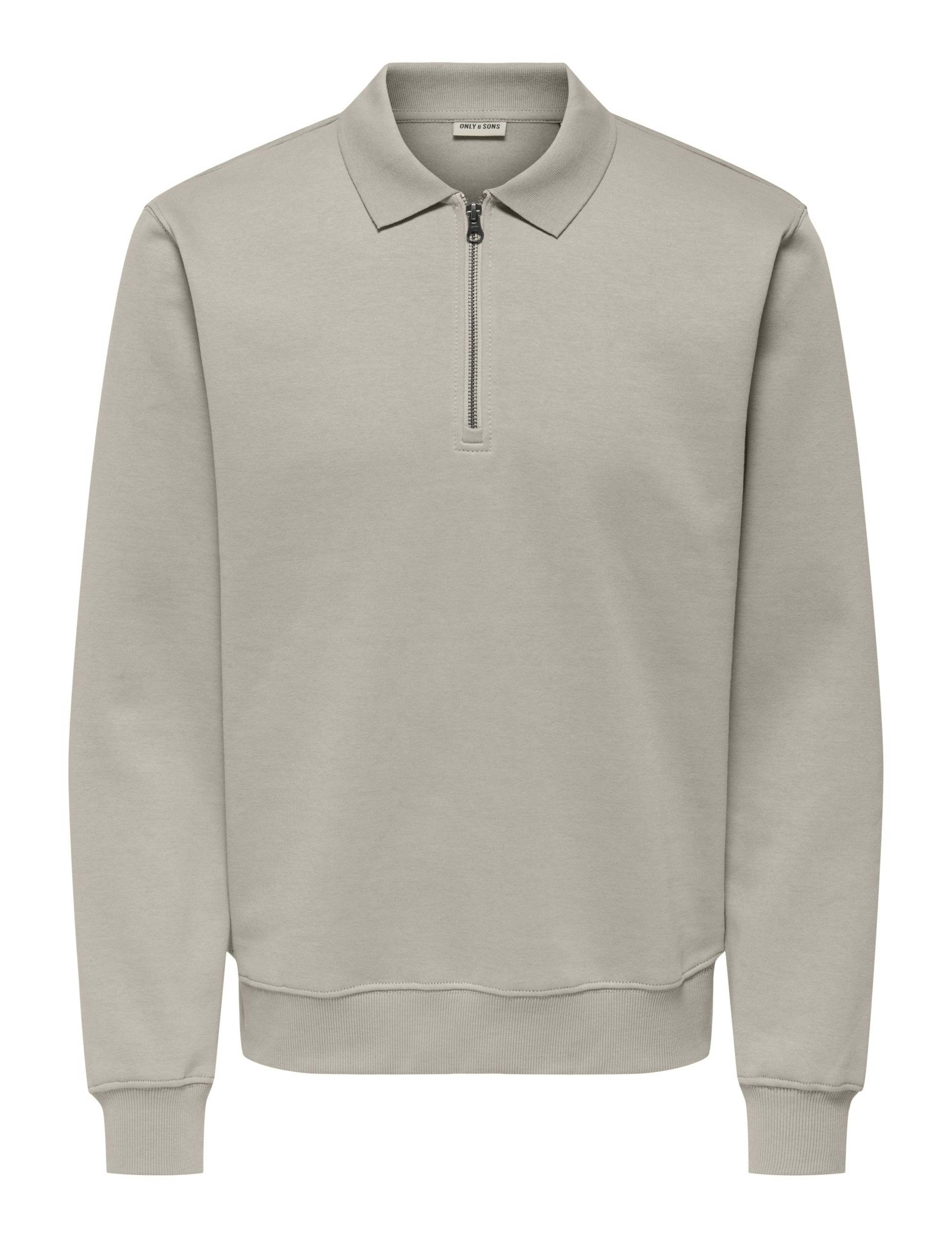 Cotton Rich Half Zip Long Sleeve Polo Shirt 2 of 4