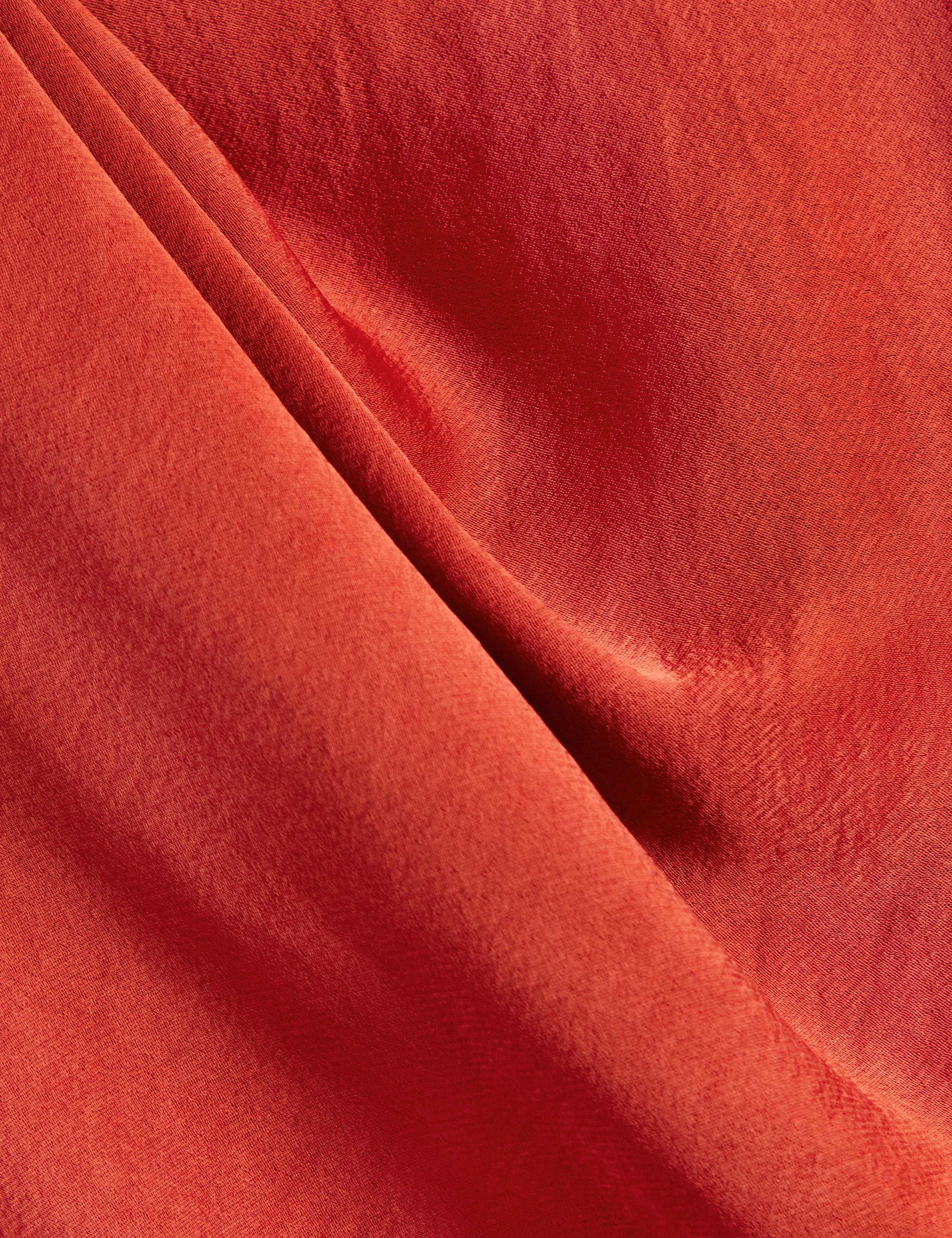 Twist Shoulder Midi Slip Dress 6 of 7