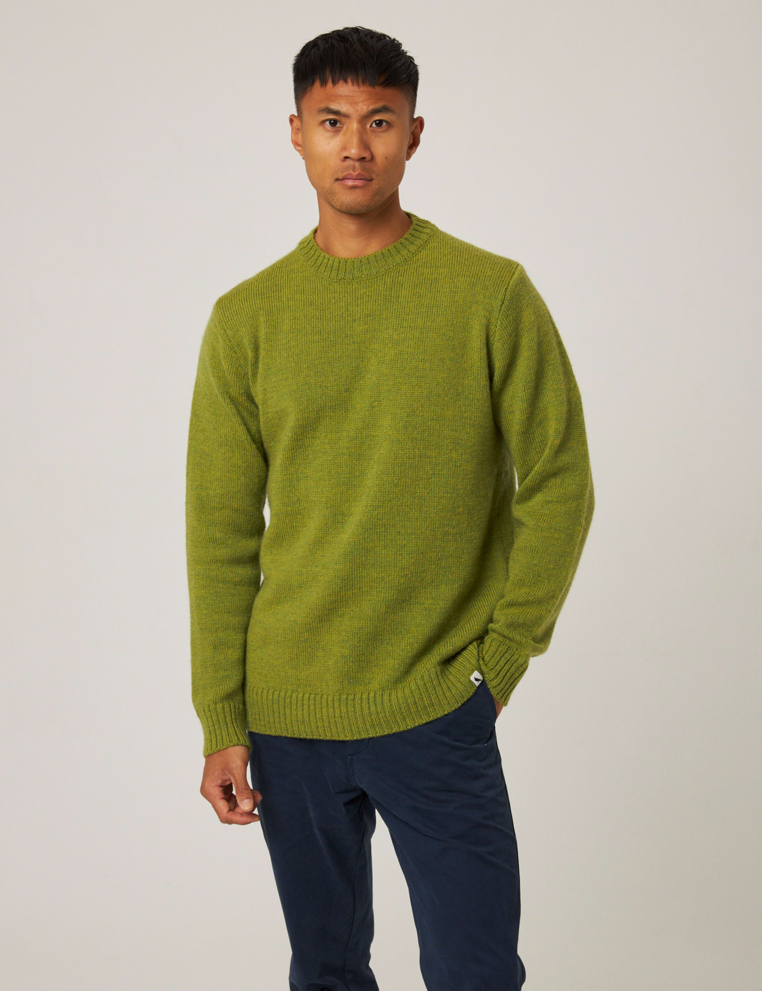 Pure Wool Crew Neck Jumper 1 of 4