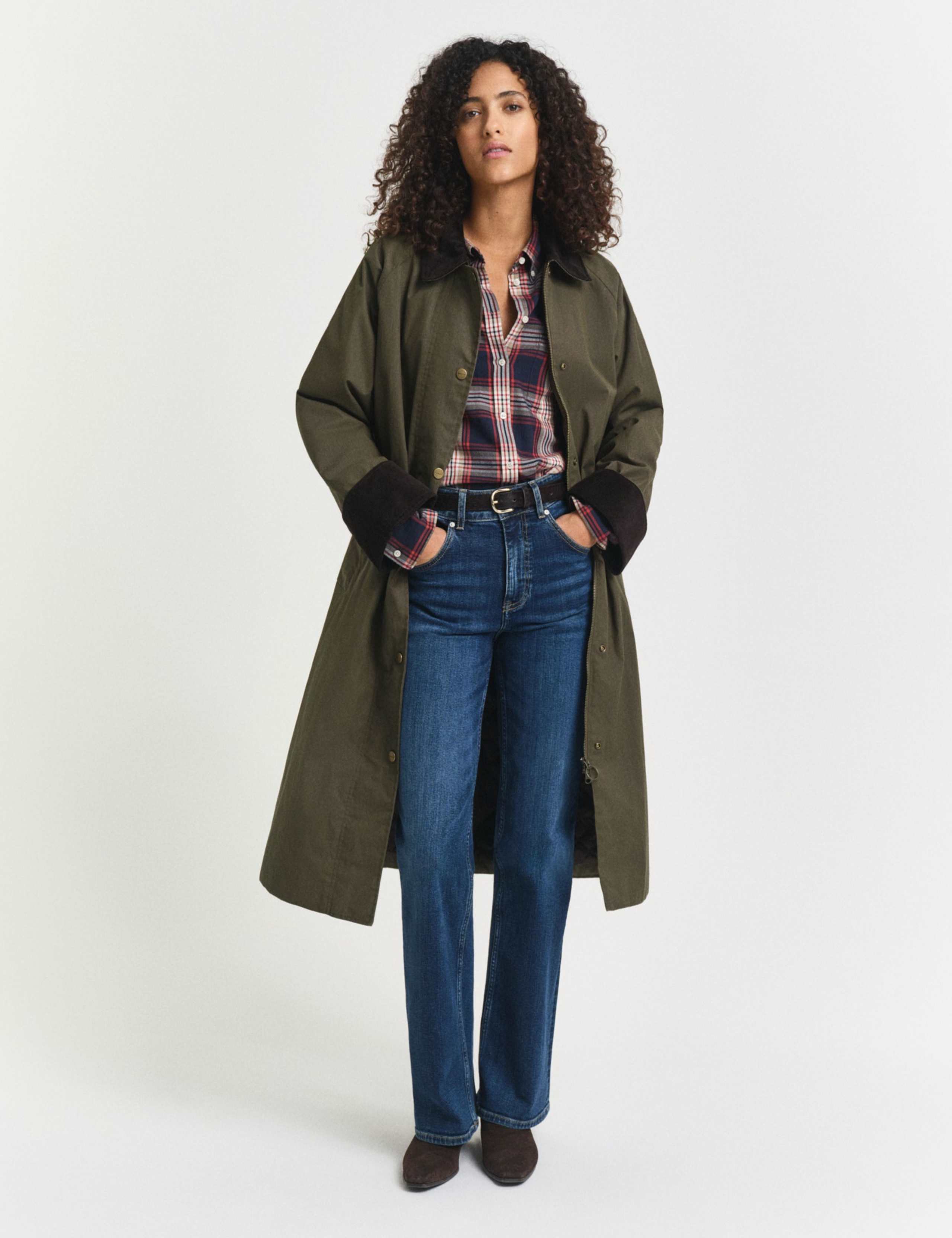 Waxed Cotton-Rich Relaxed Car Coat 3 of 9