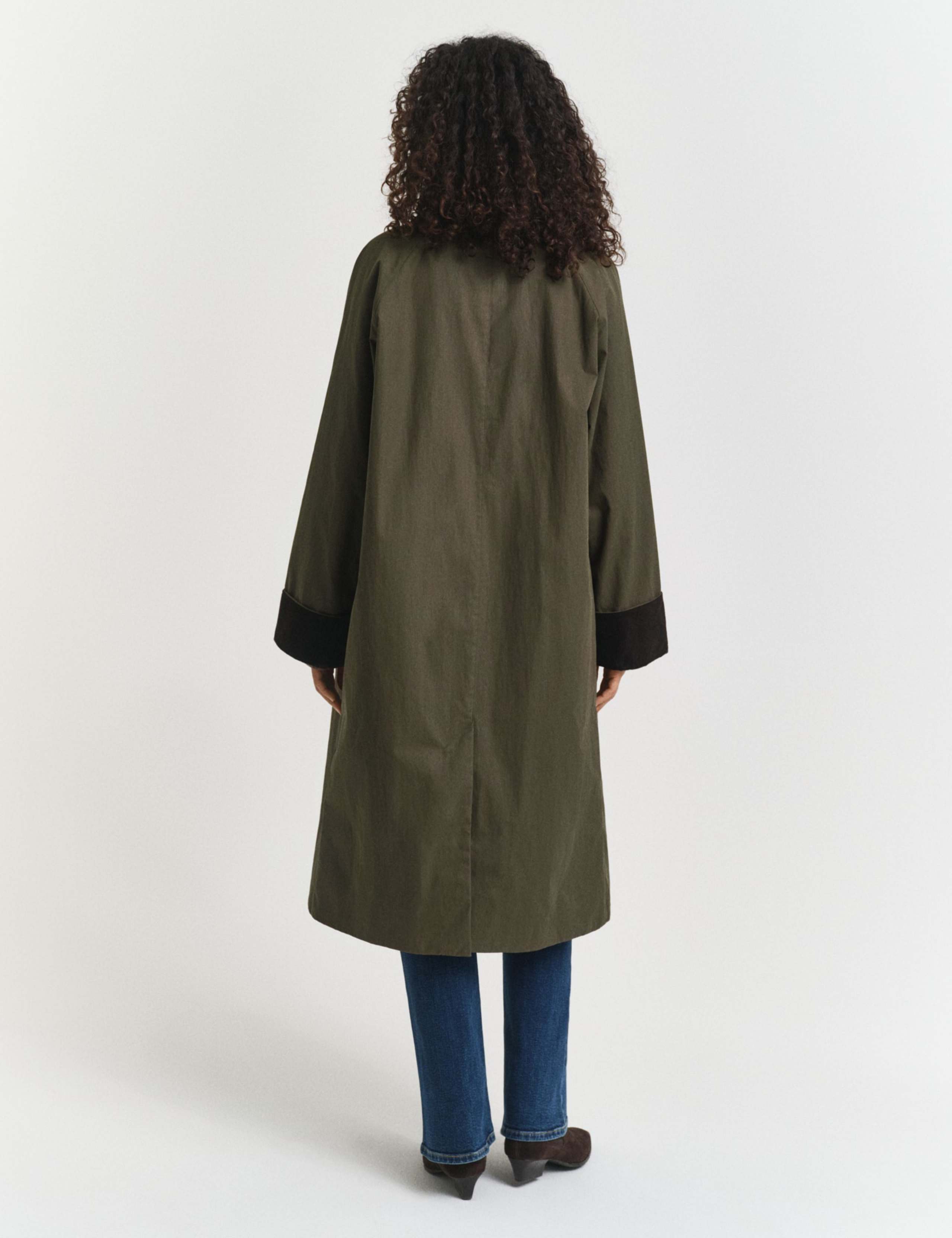 Waxed Cotton-Rich Relaxed Car Coat 4 of 9