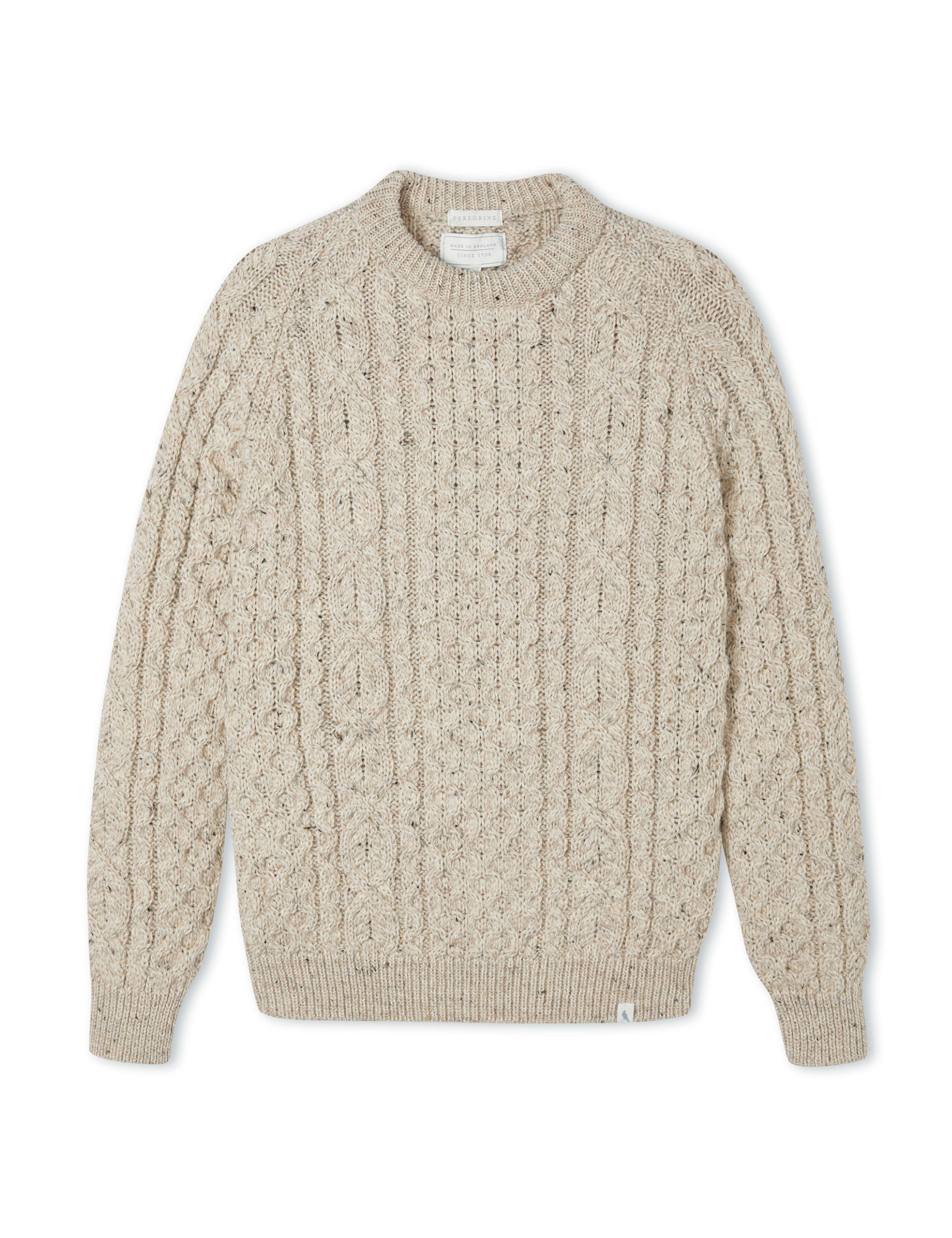Pure Wool Cable Crew Neck Jumper 2 of 3