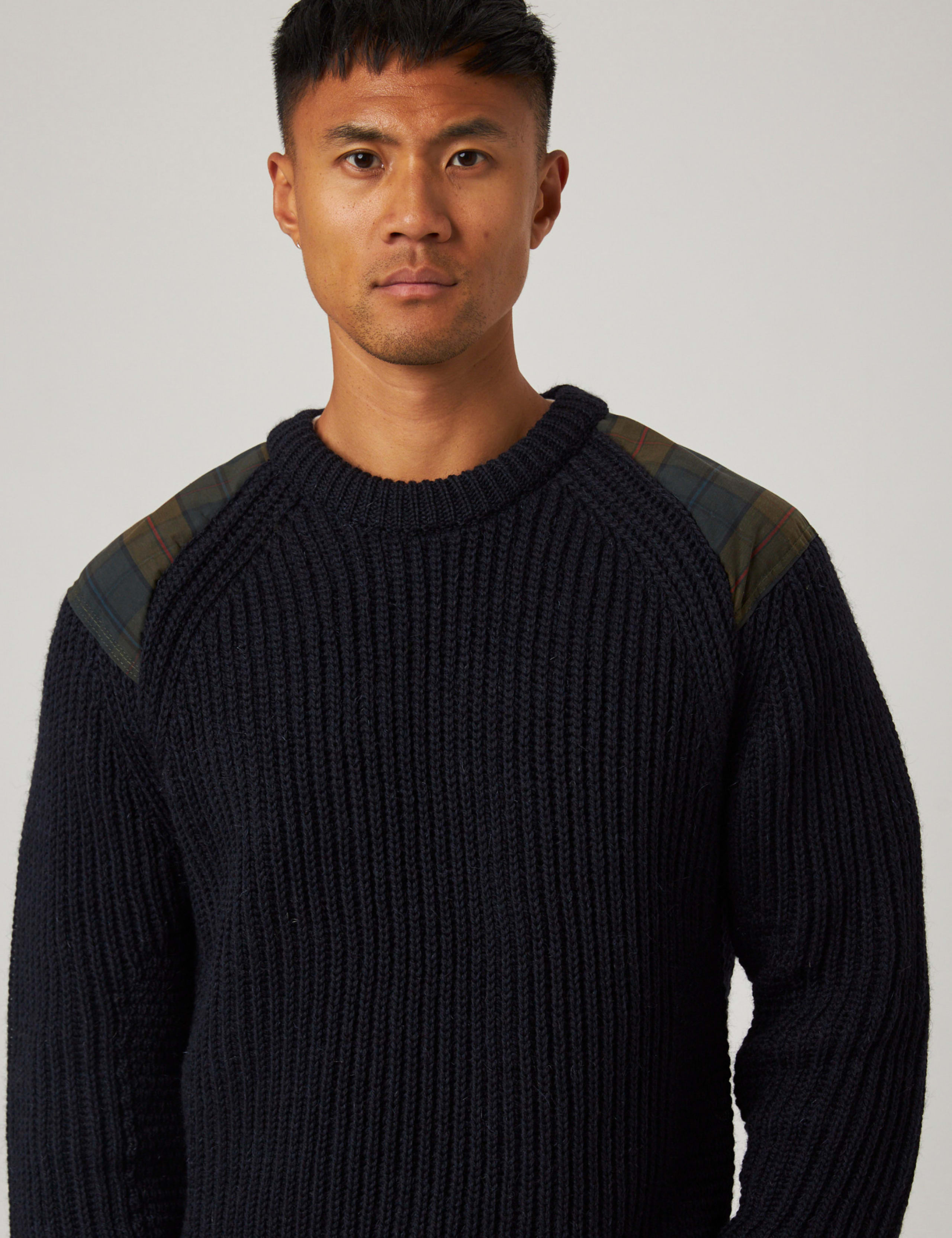 Pure Wool Textured Crew Neck Jumper 5 of 6