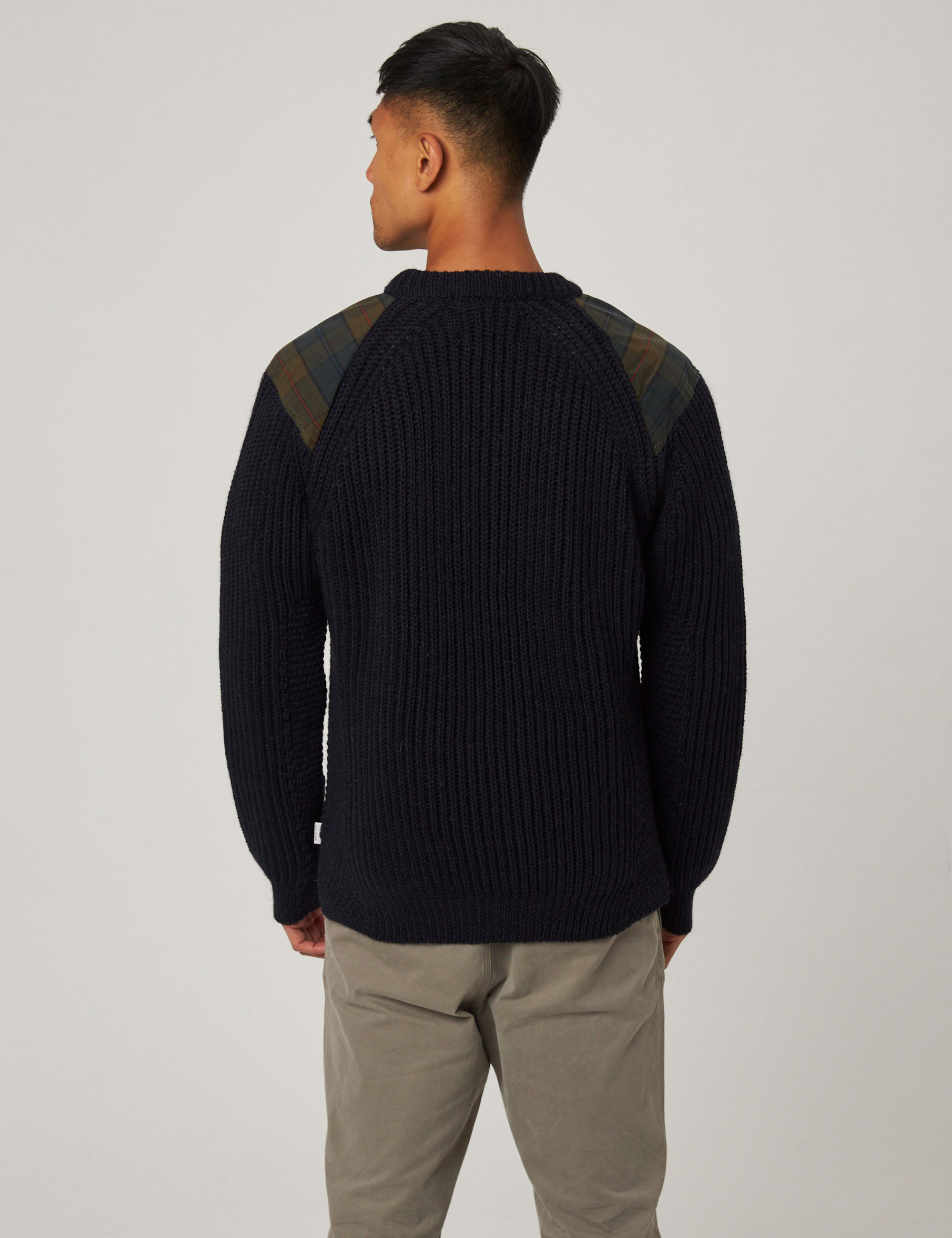 Pure Wool Textured Crew Neck Jumper 6 of 6