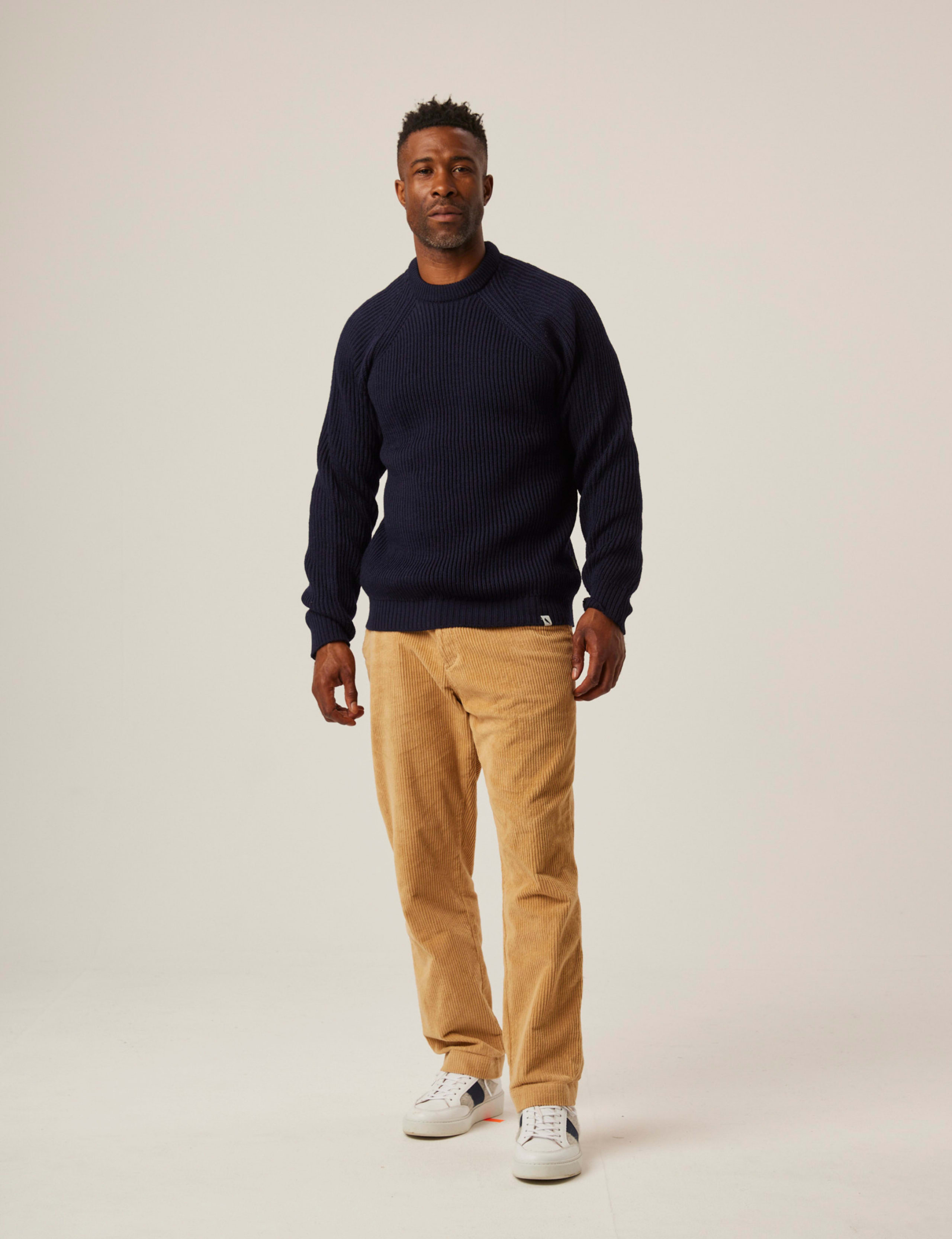 Pure Merino Wool Textured Crew Neck Jumper 3 of 5