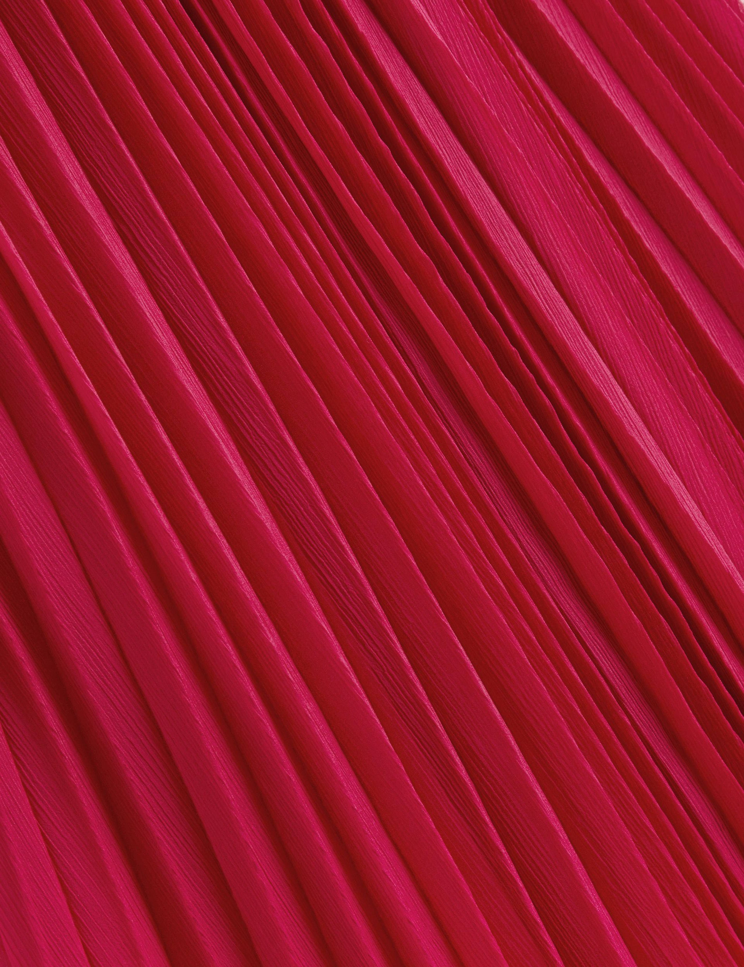 Pleated Halter Neck Maxi Waisted Dress 6 of 7