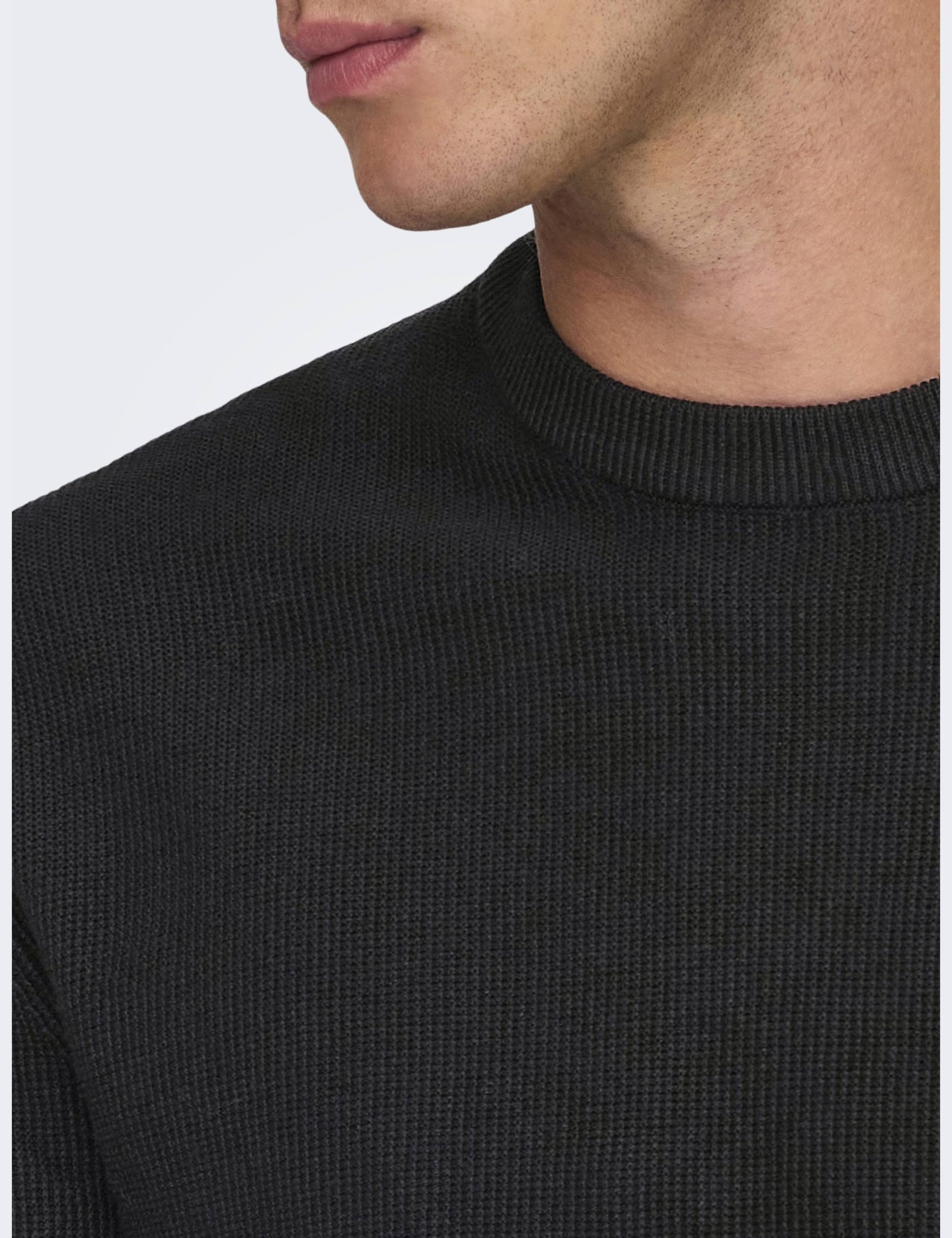 Pure Cotton Waffle Knitted Long Sleeve Top 7 of 7