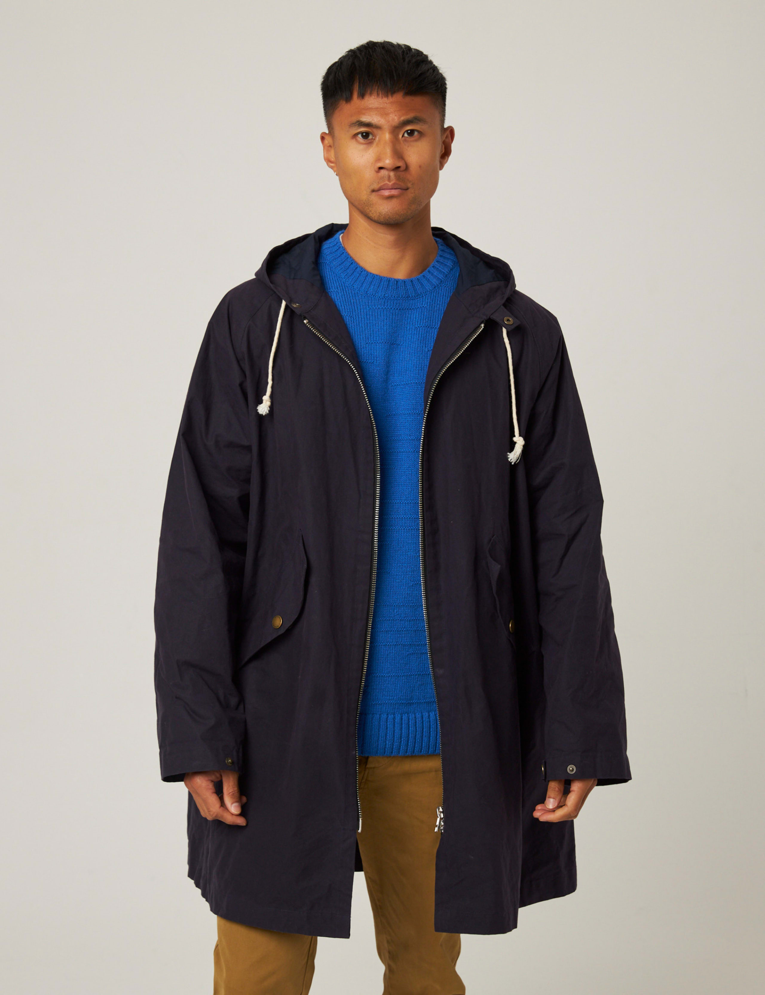 Pure Cotton Lightweight Hooded Raincoat 2 of 5