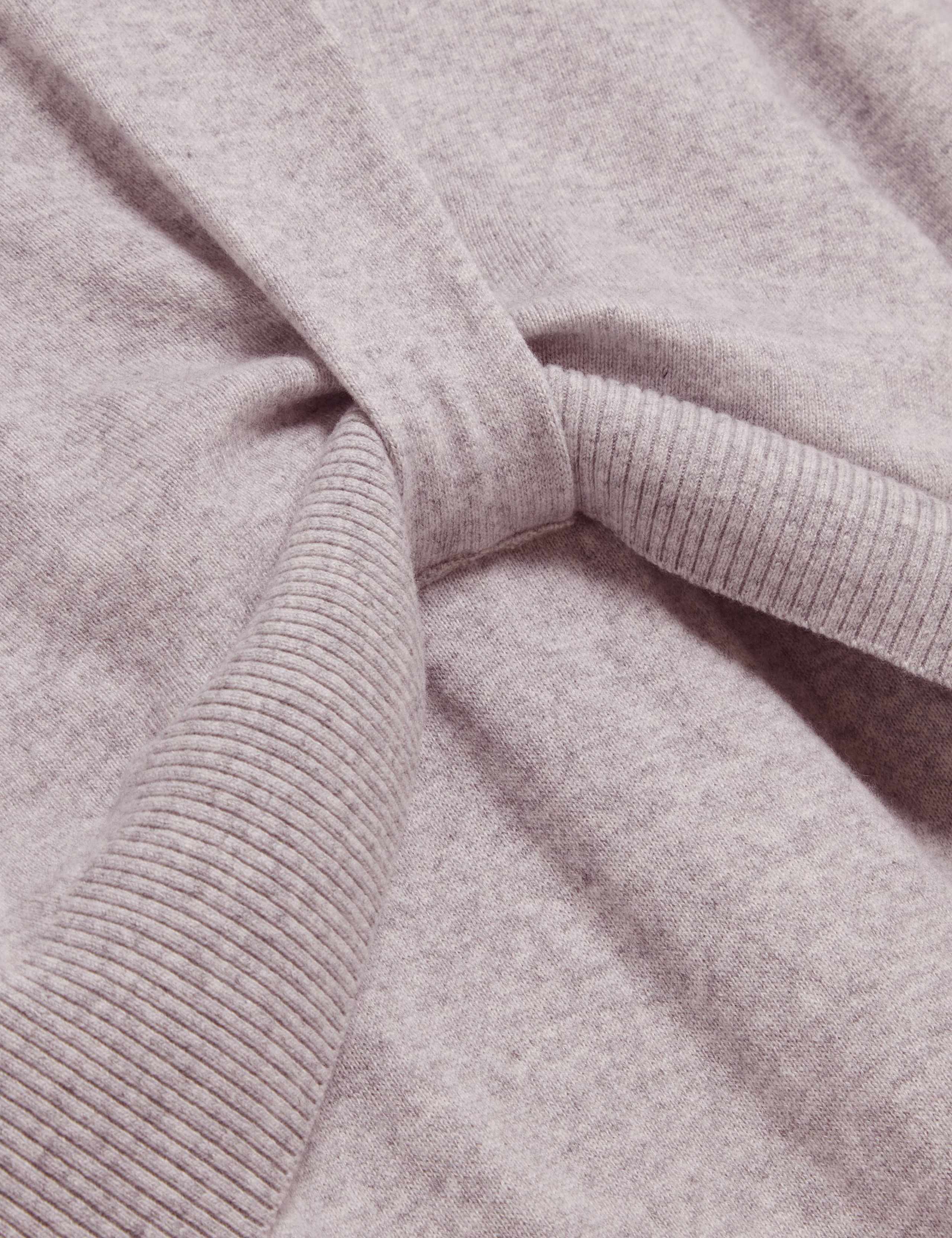 Wool Blend Twist Front Midaxi Jumper Dress 6 of 7