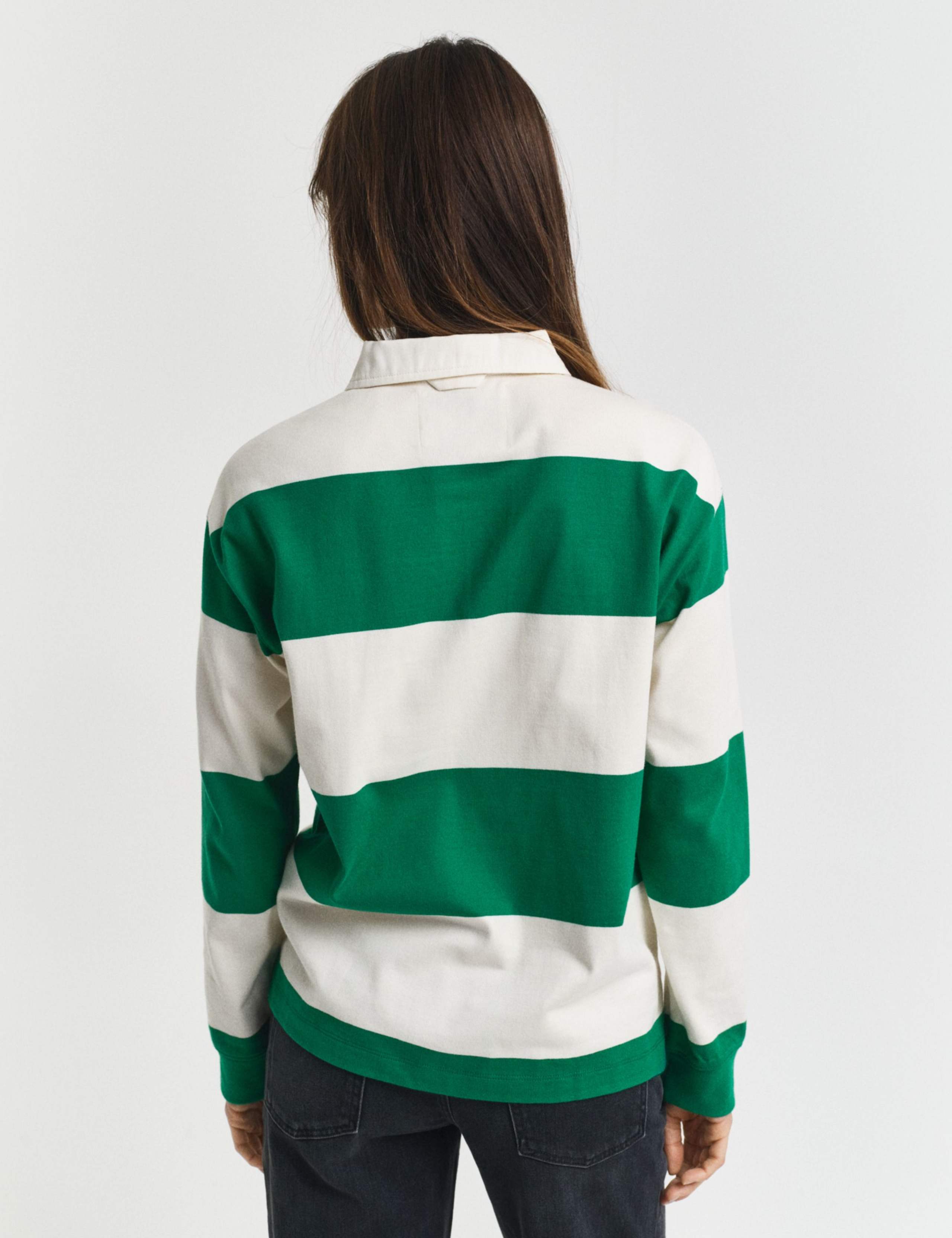 Pure Cotton Striped Rugby Top 3 of 5