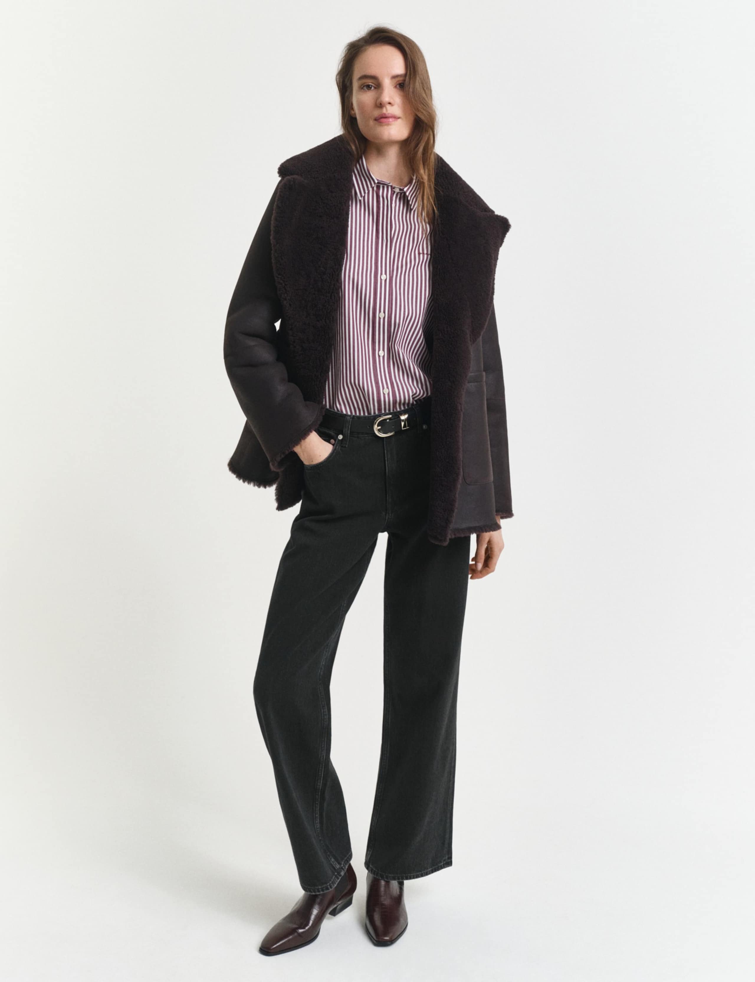 Pure Cotton Striped Collared Shirt 4 of 5