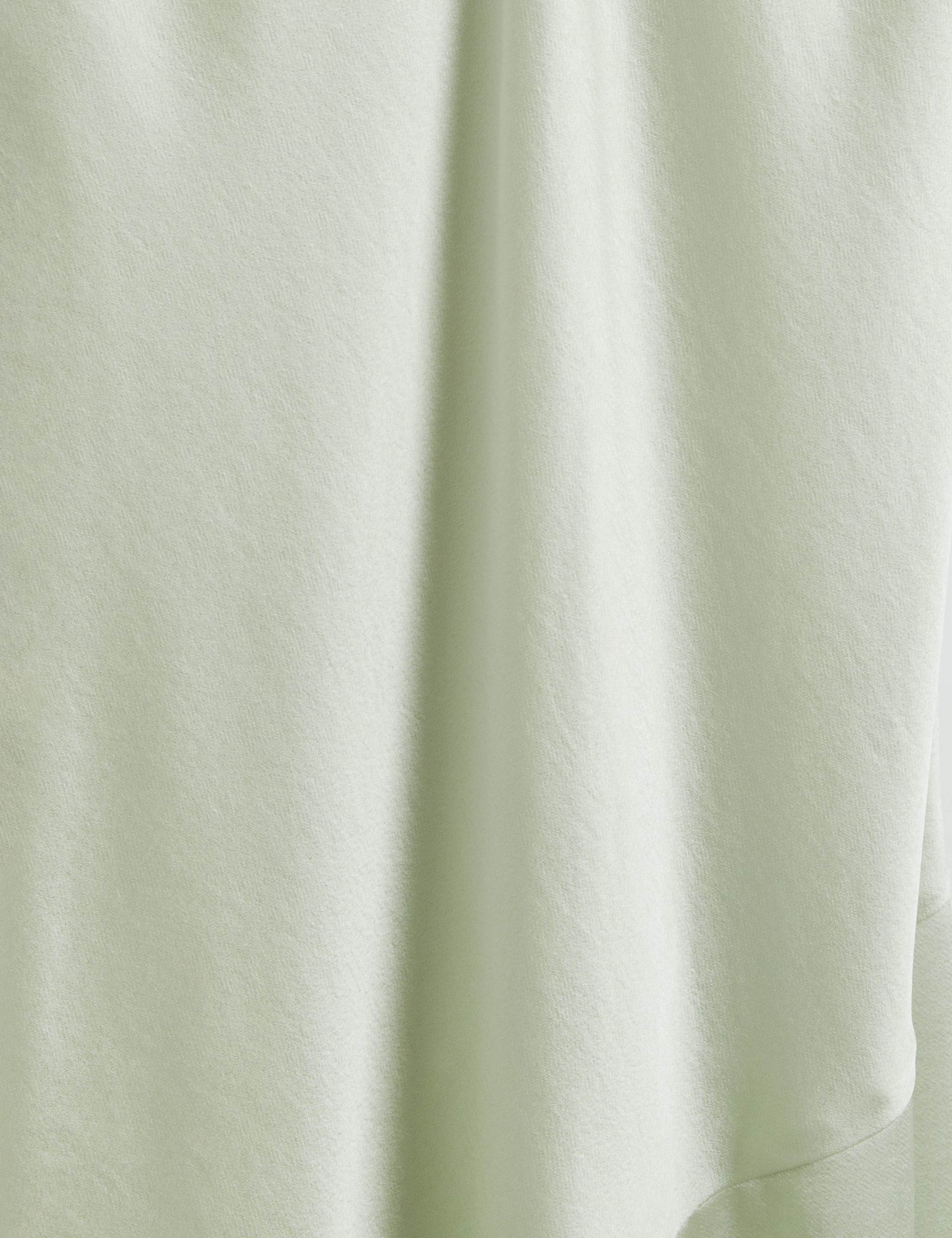 V-Neck Diagonal Seam Maxi Slip Dress 5 of 7