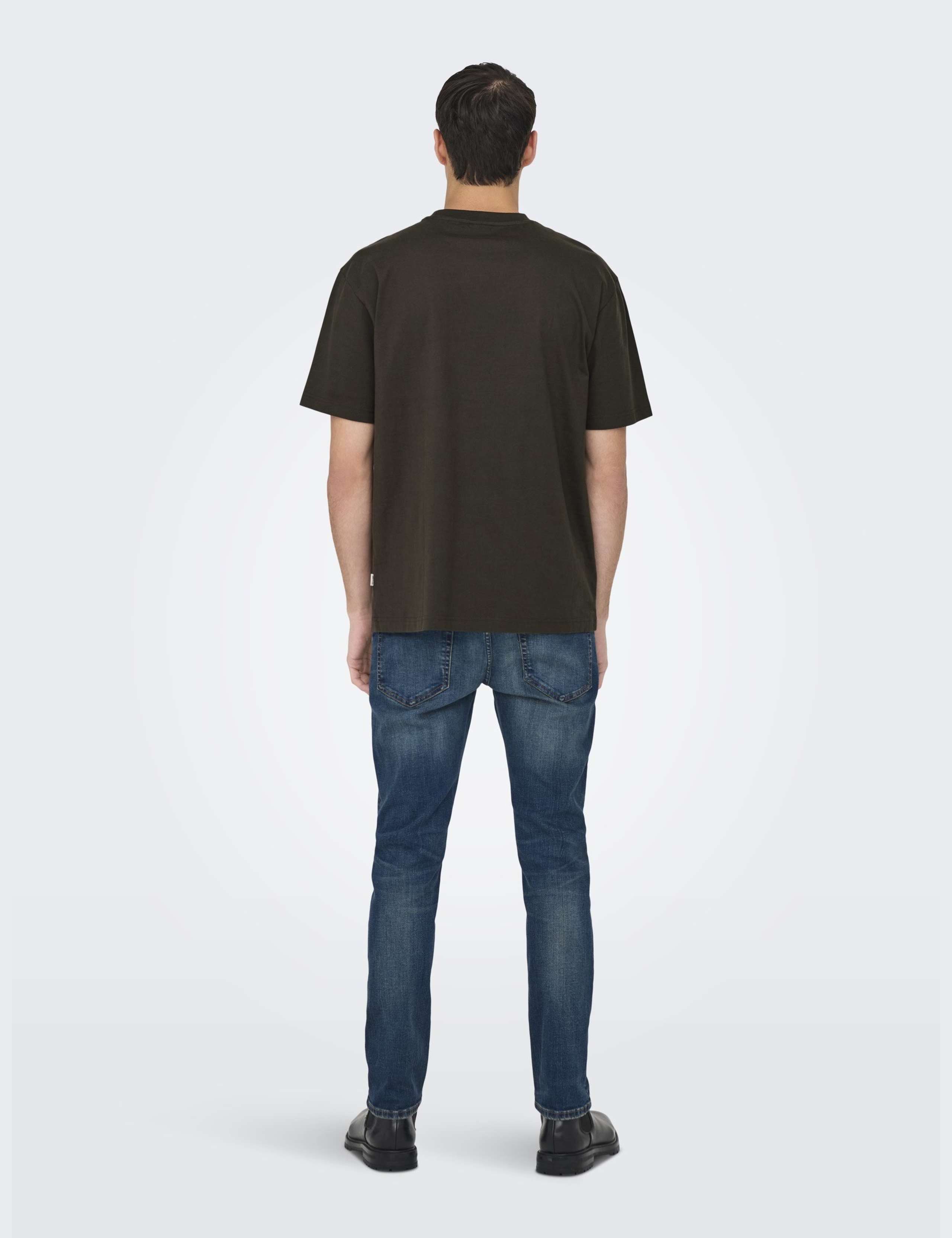 Pure Cotton Jersey Crew Neck T-Shirt 3 of 6