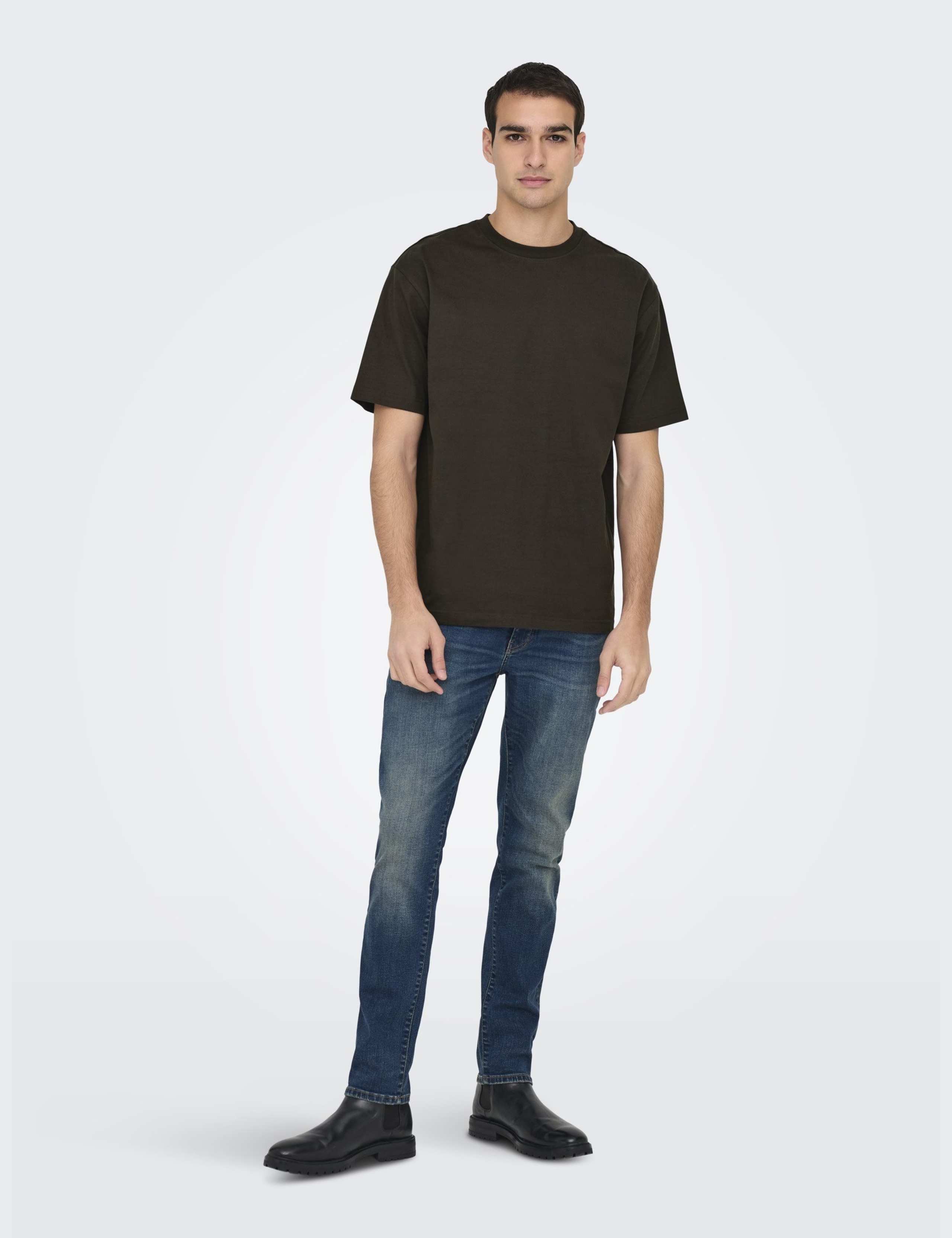 Pure Cotton Jersey Crew Neck T-Shirt 5 of 6