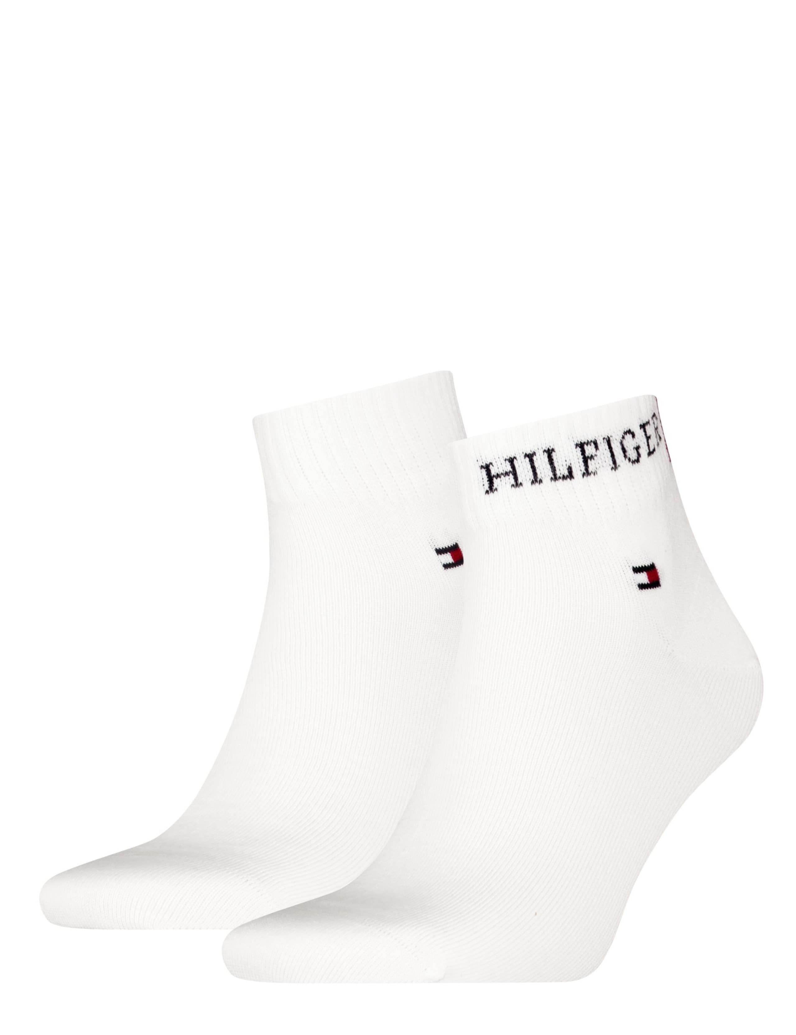 2 Pack TH Men Cotton Rich Quarter Socks 1 of 2