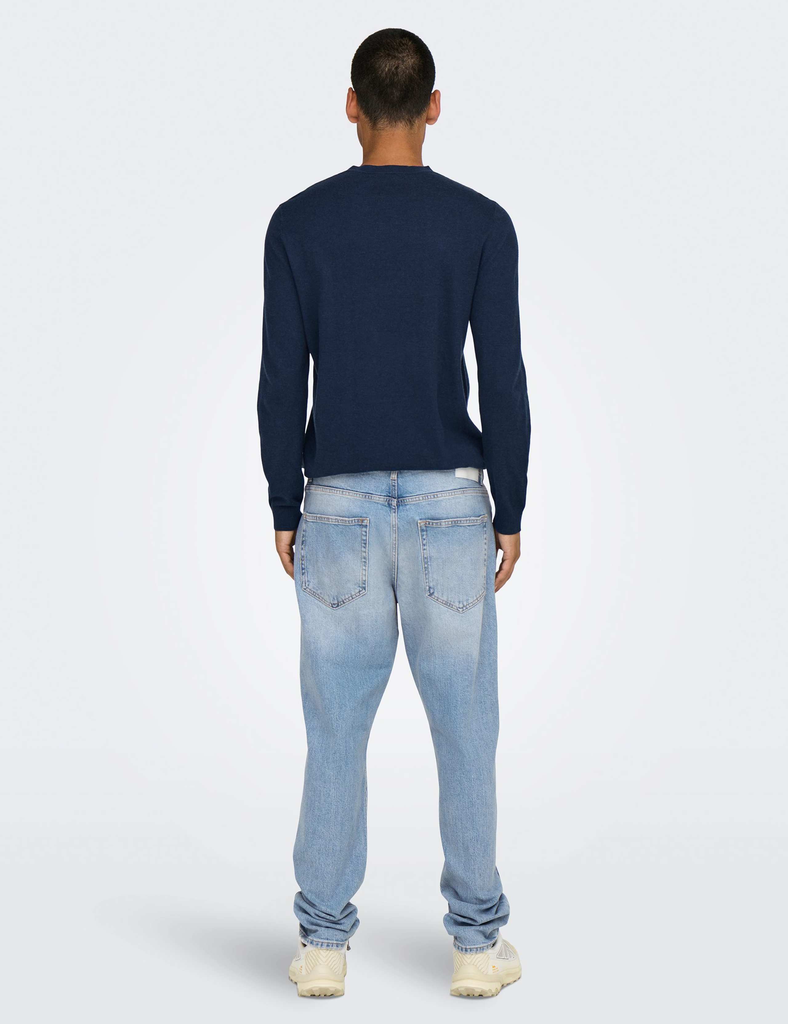 Tapered Fit Cotton Rich Jeans 3 of 5