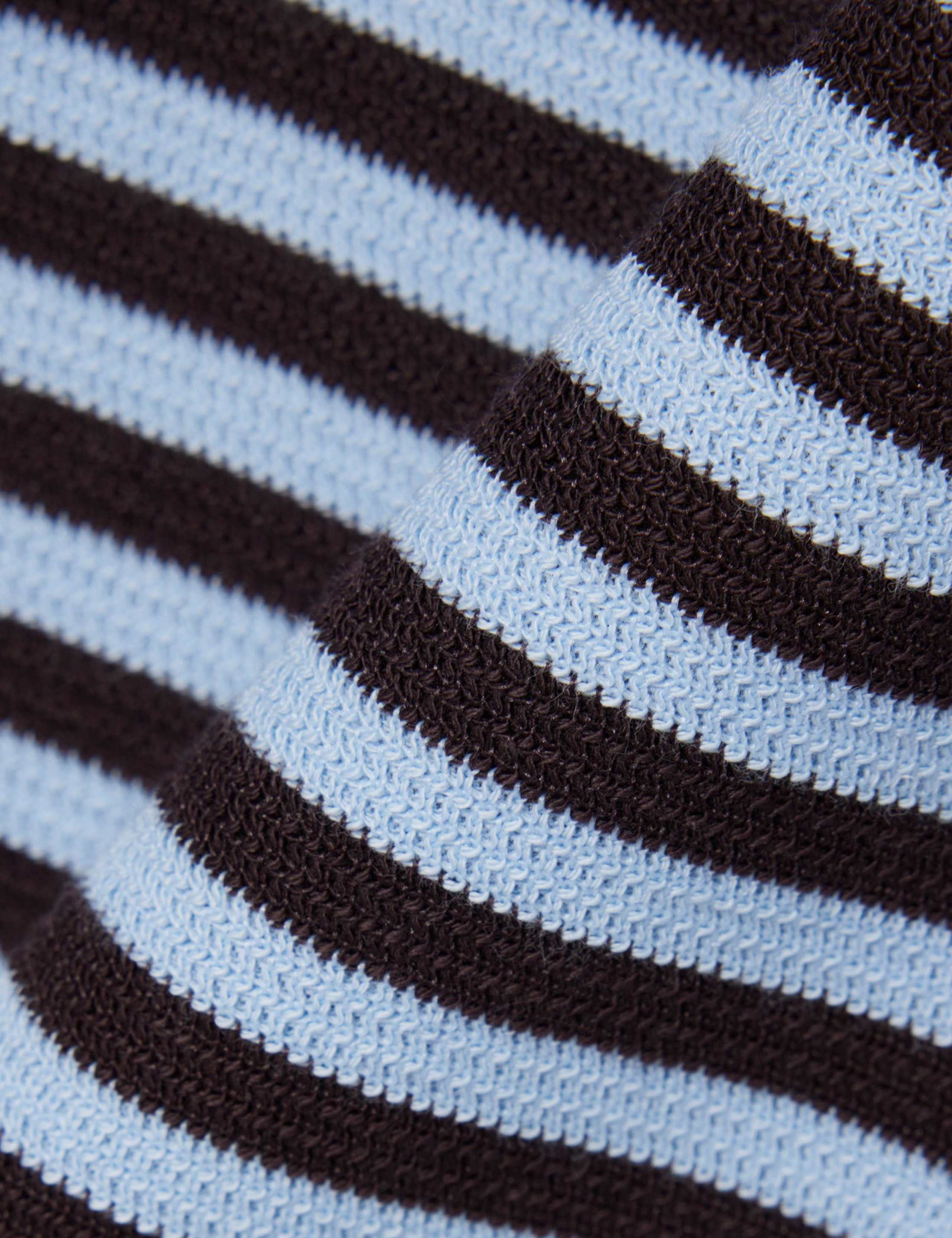 Cotton Rich Striped Polo Shirt 2 of 3