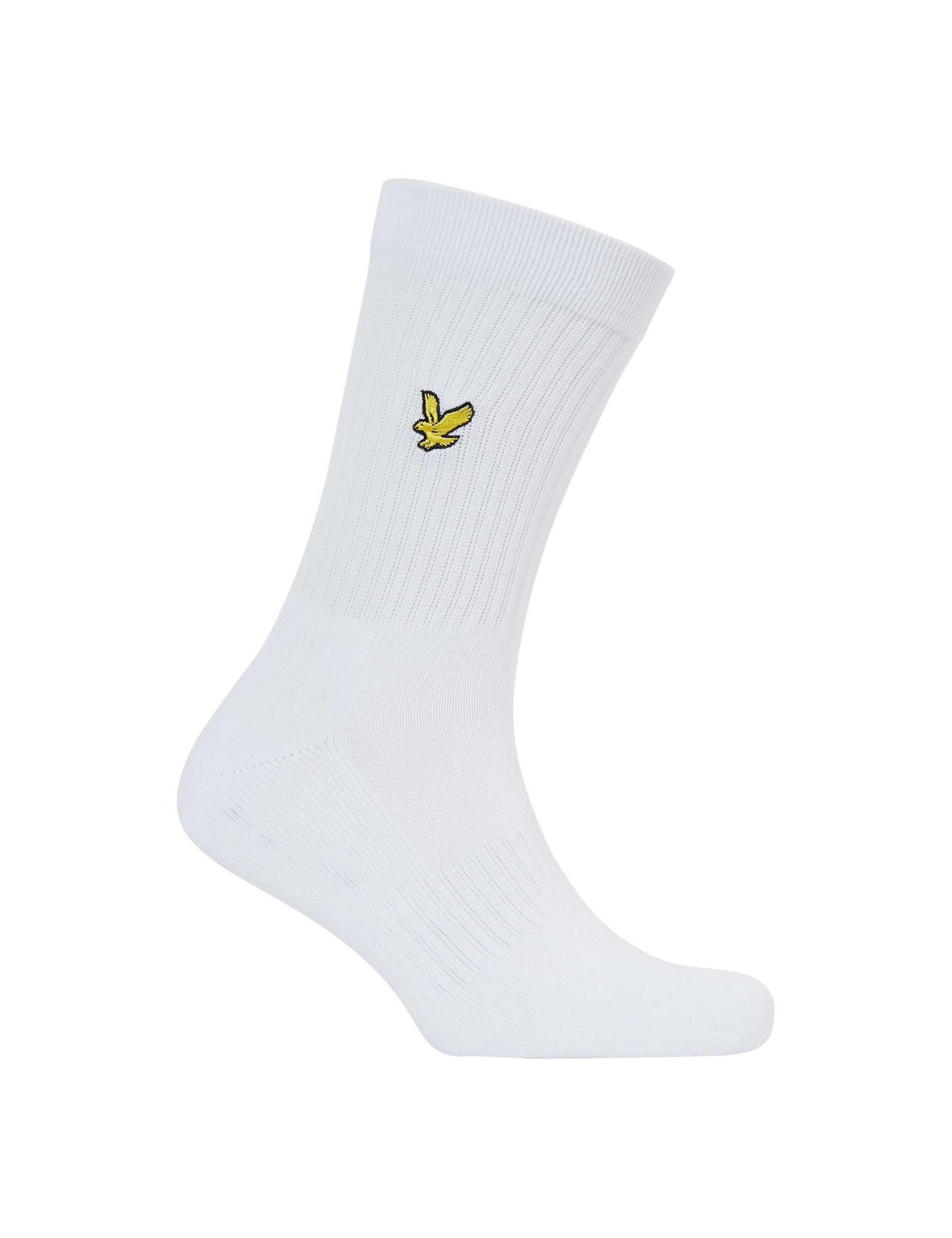 3pk Cotton Rich Sports Socks 2 of 4