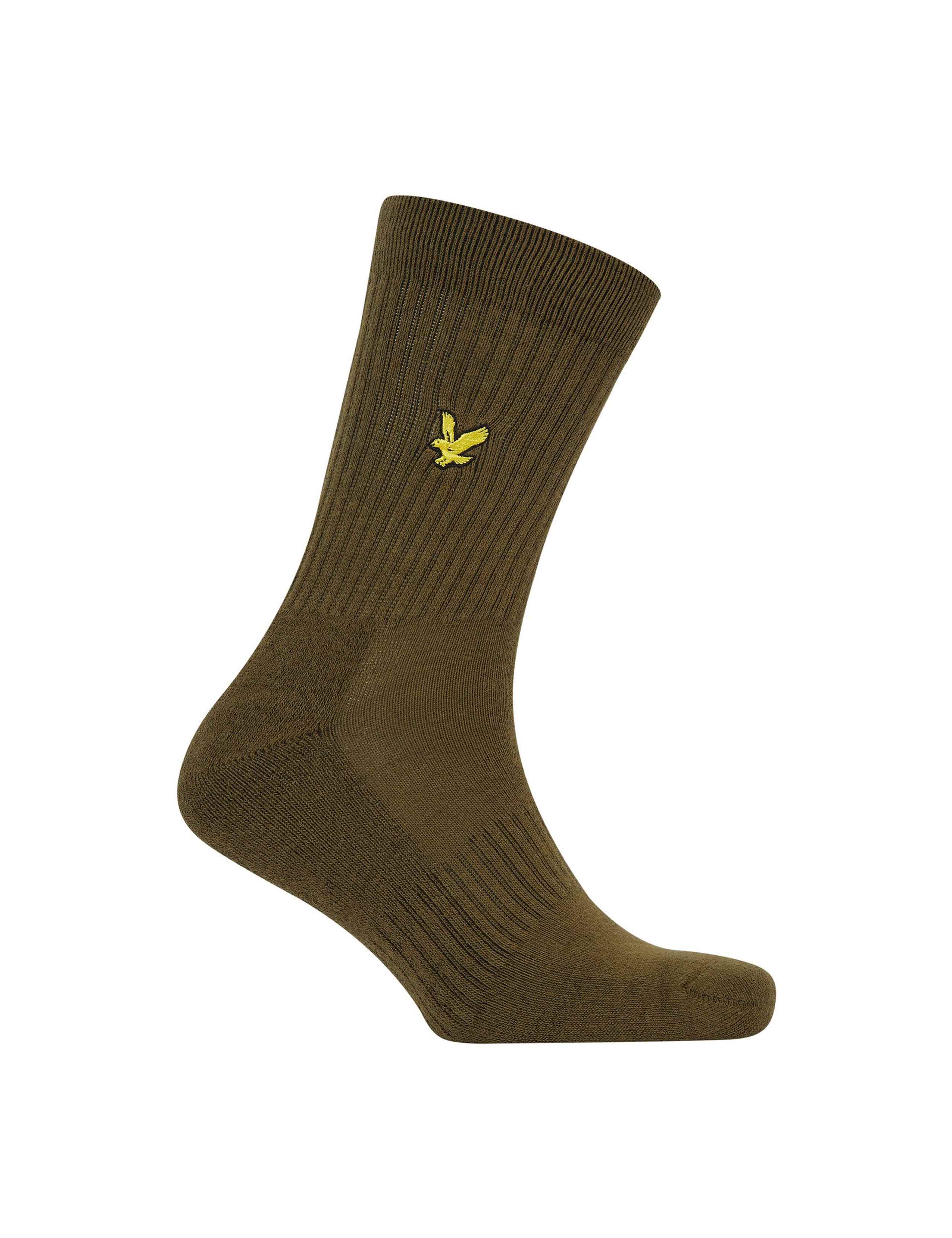 3 Pack Cotton Rich Sports Socks 3 of 4