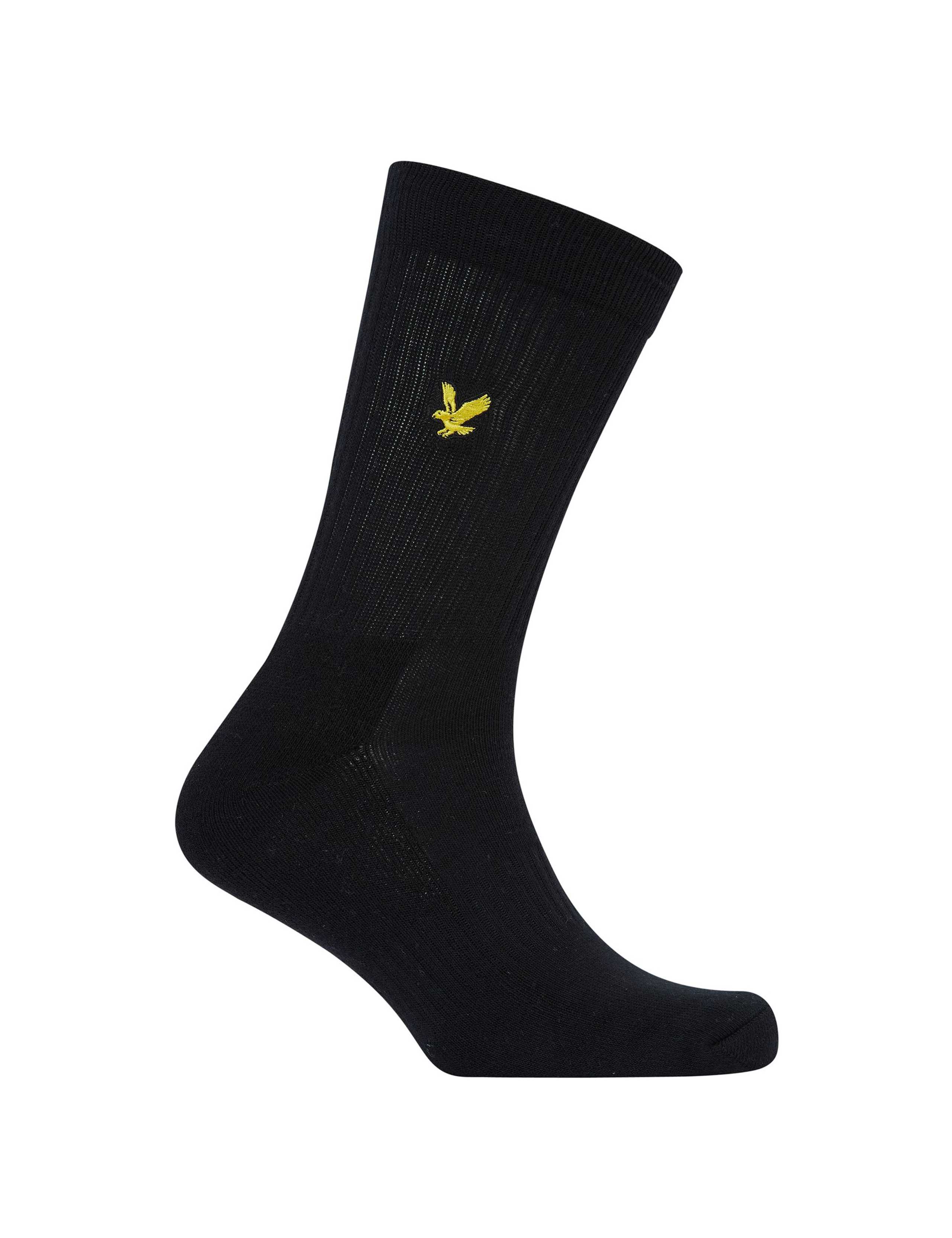 3pk Cotton Rich Sports Socks 4 of 4