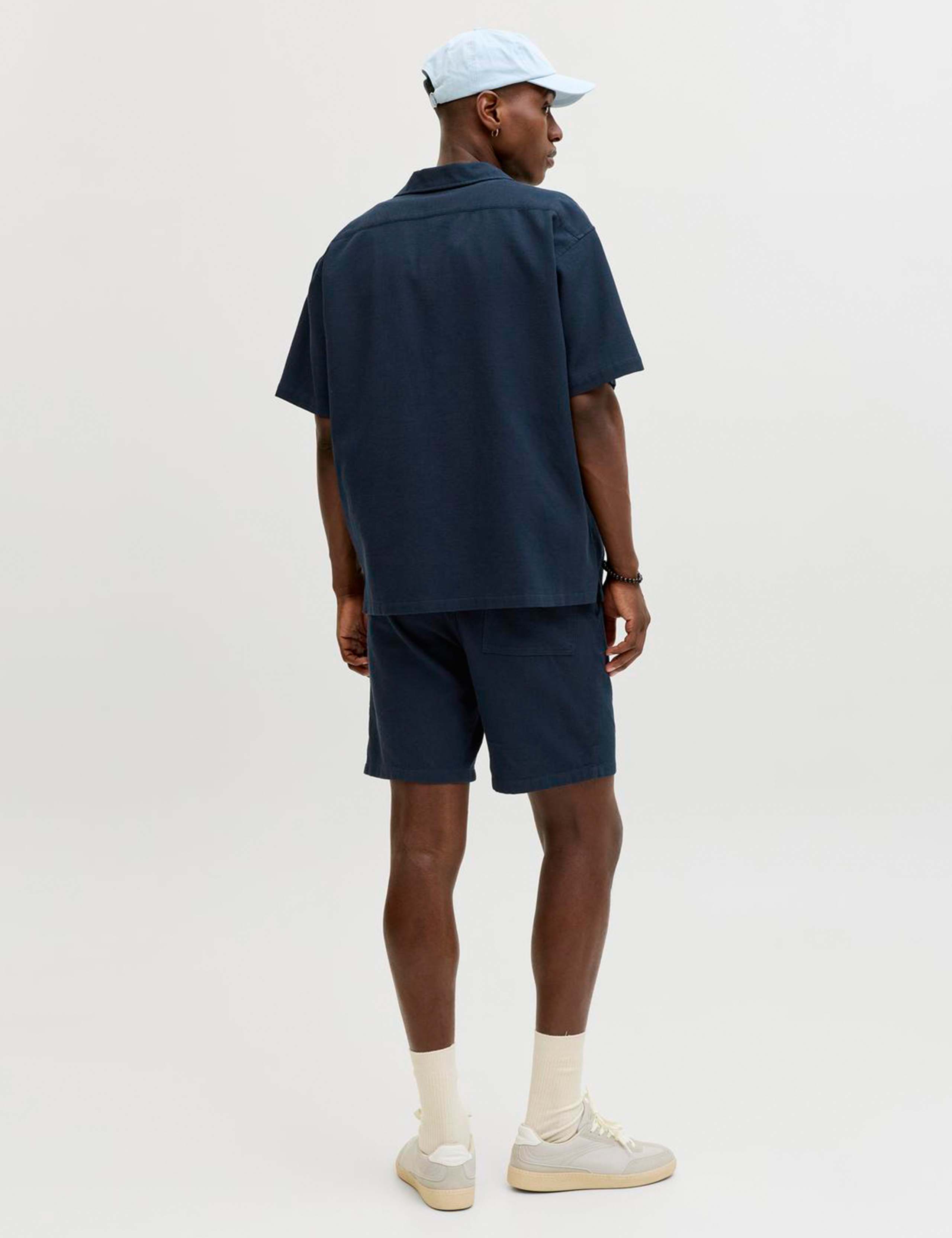 Regular Fit Pure Cotton Textured Short Sleeve Shirt 4 of 4