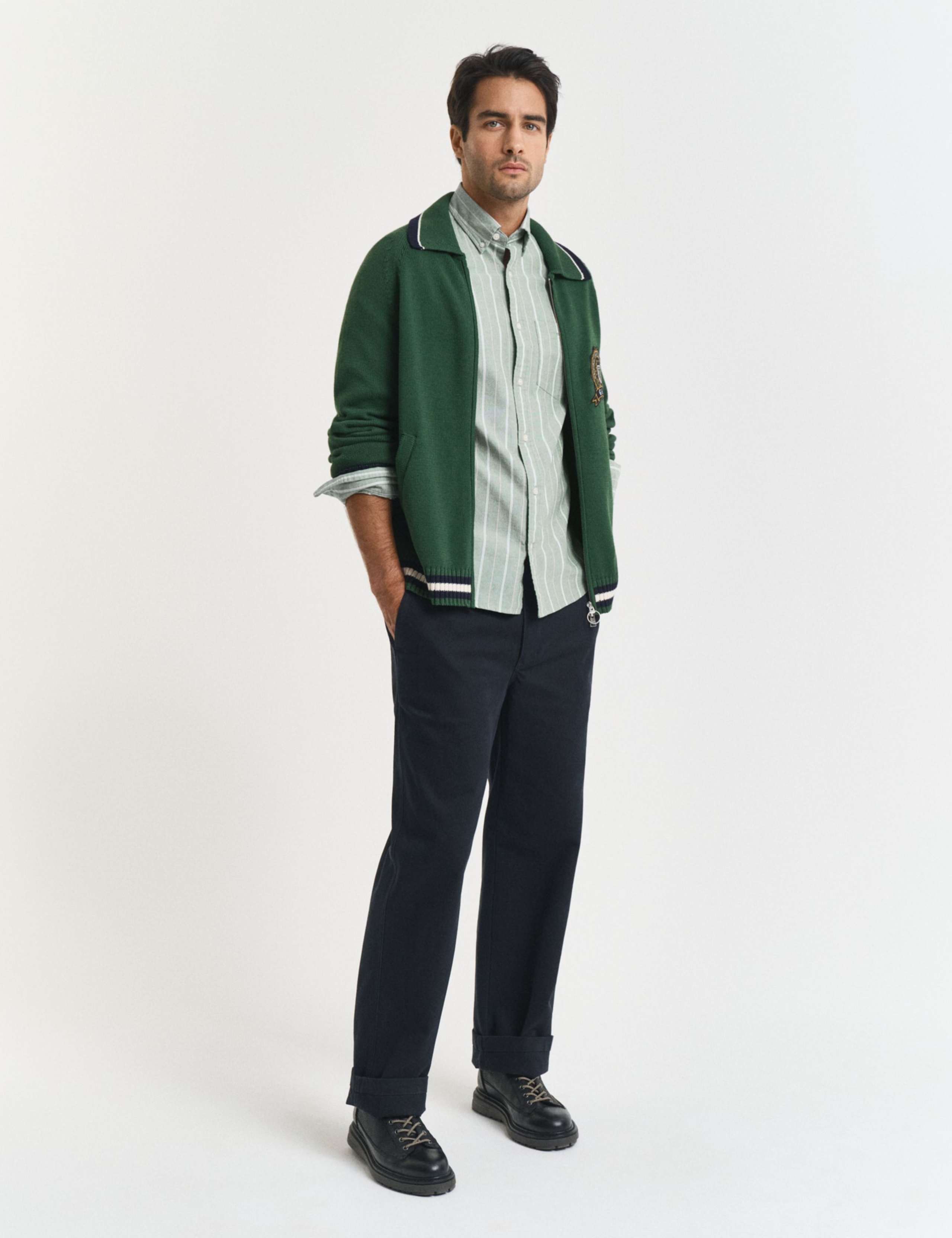 Regular Fit Pure Cotton Striped Oxford Shirt 2 of 6