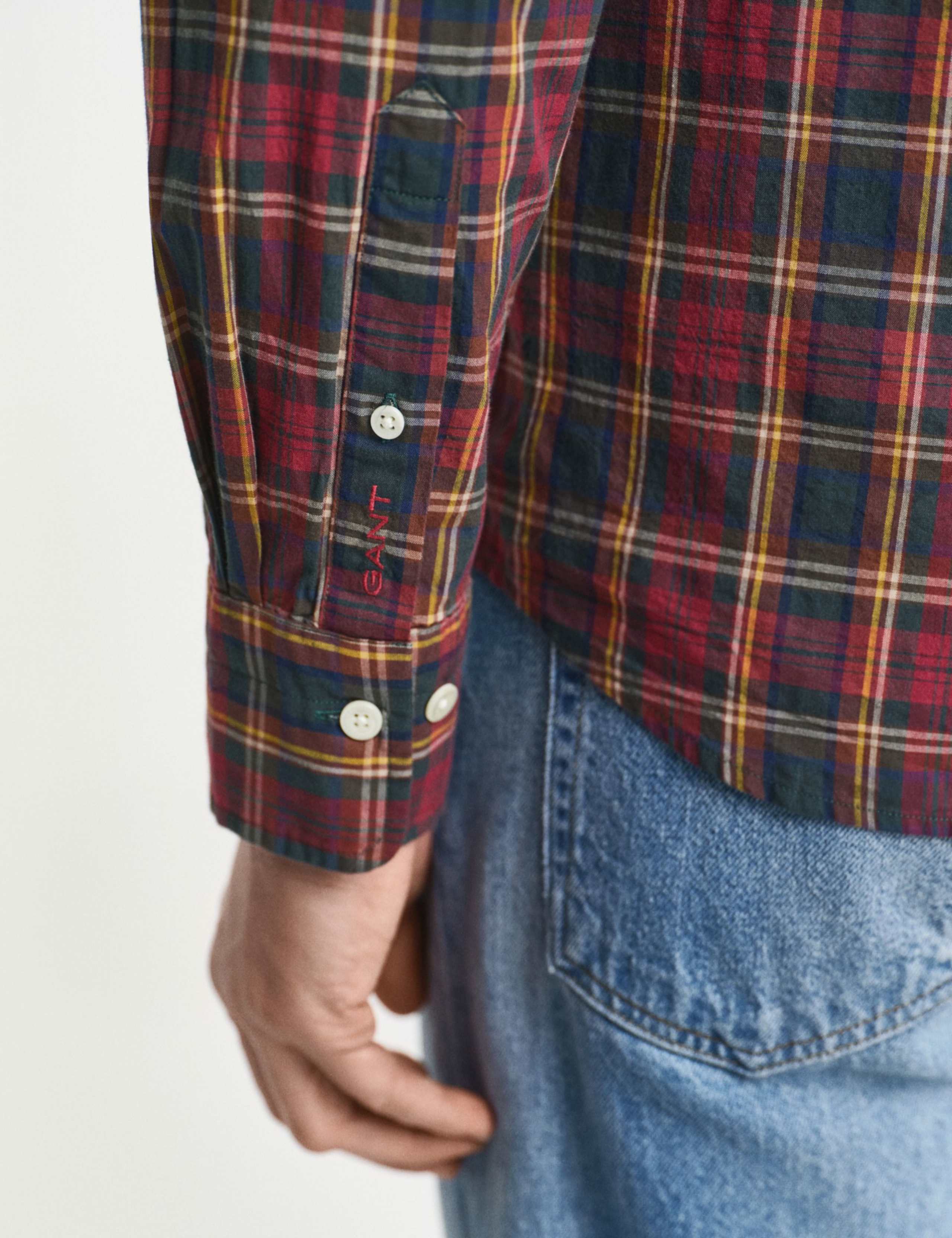 Regular Fit Pure Cotton Poplin Check Shirt 6 of 6
