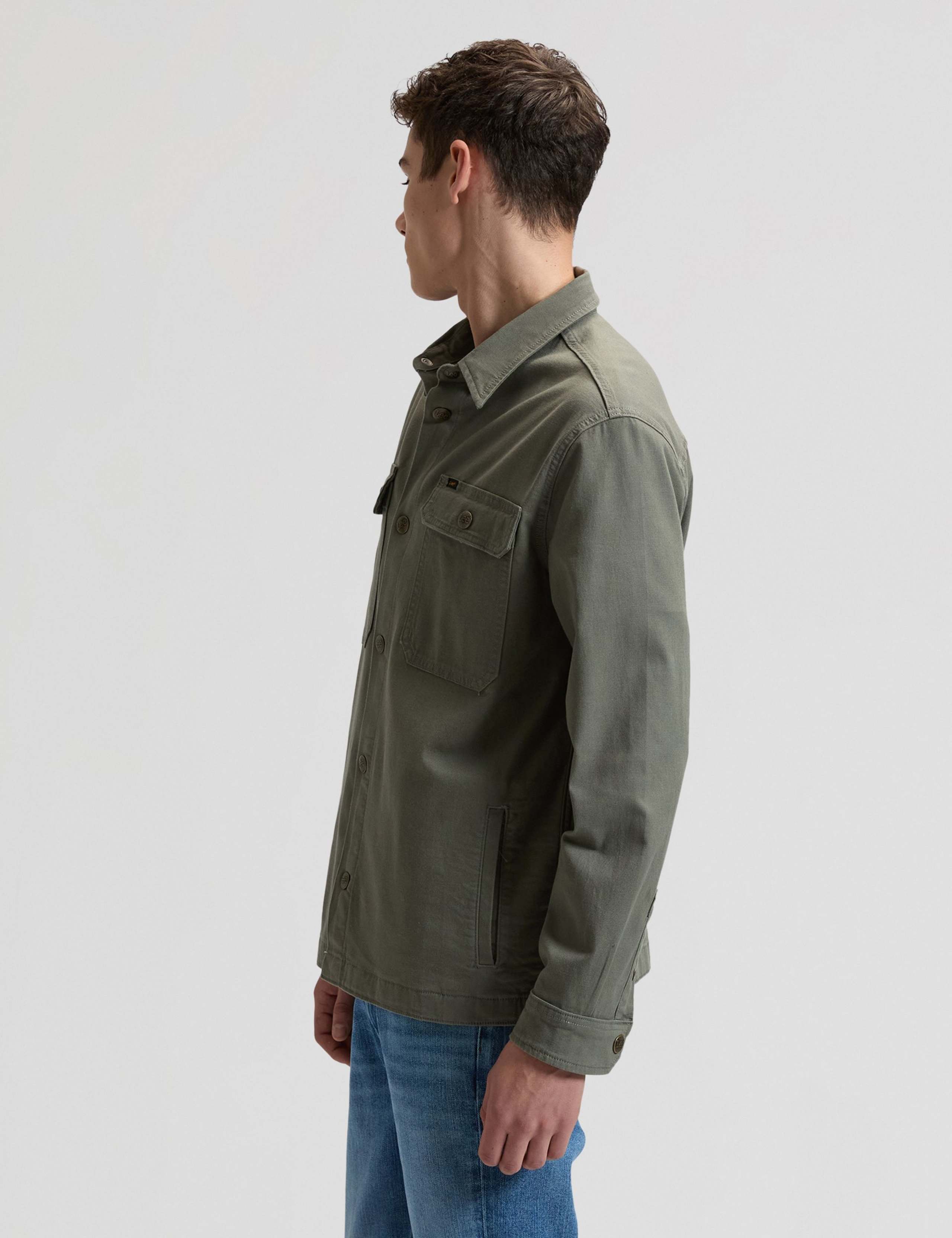 Regular Fit Cotton Rich Overshirt 4 of 6