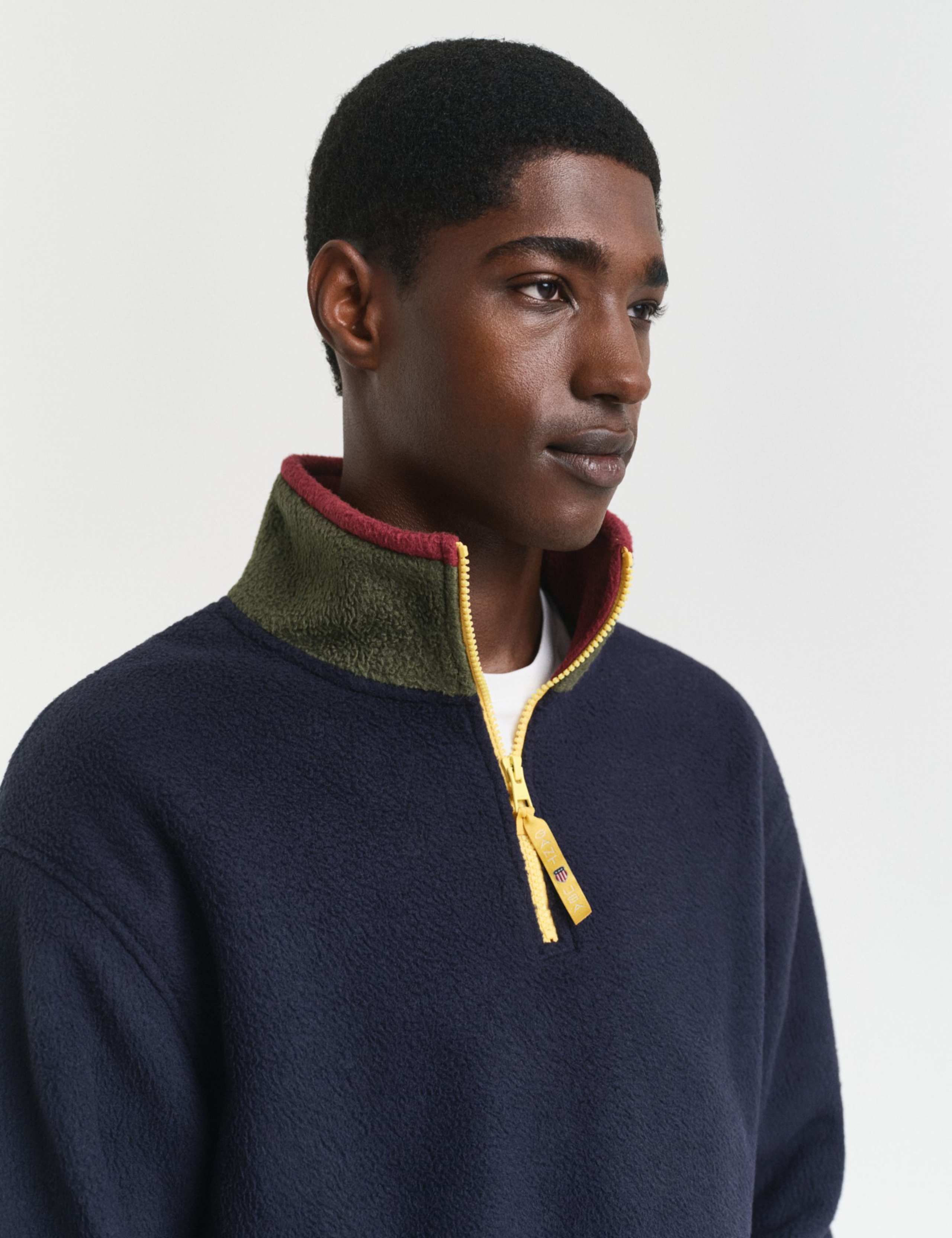 Colour Block Half Zip Fleece 4 of 6