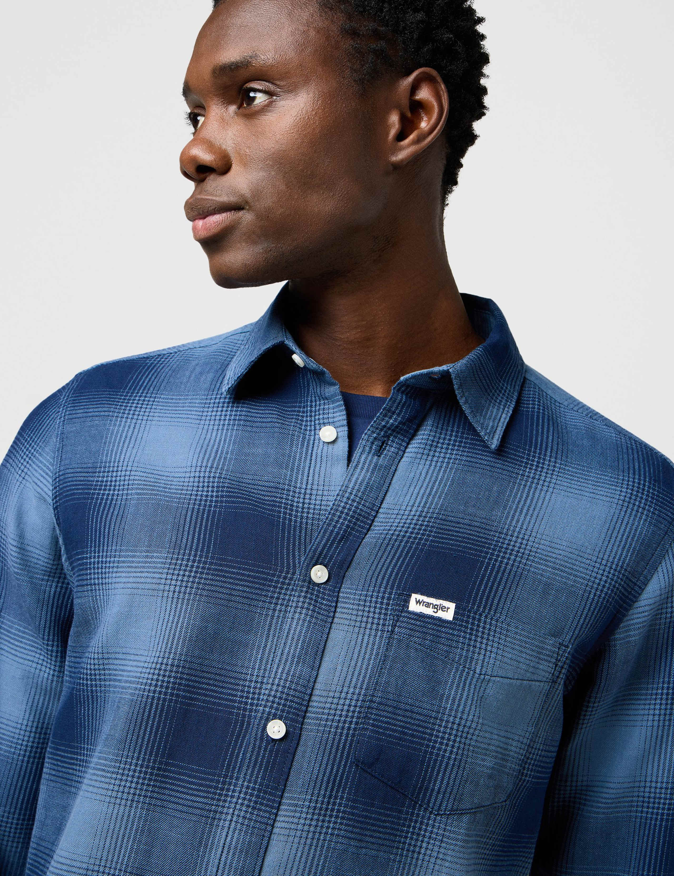Pure Cotton Checked Flannel Shirt 3 of 7
