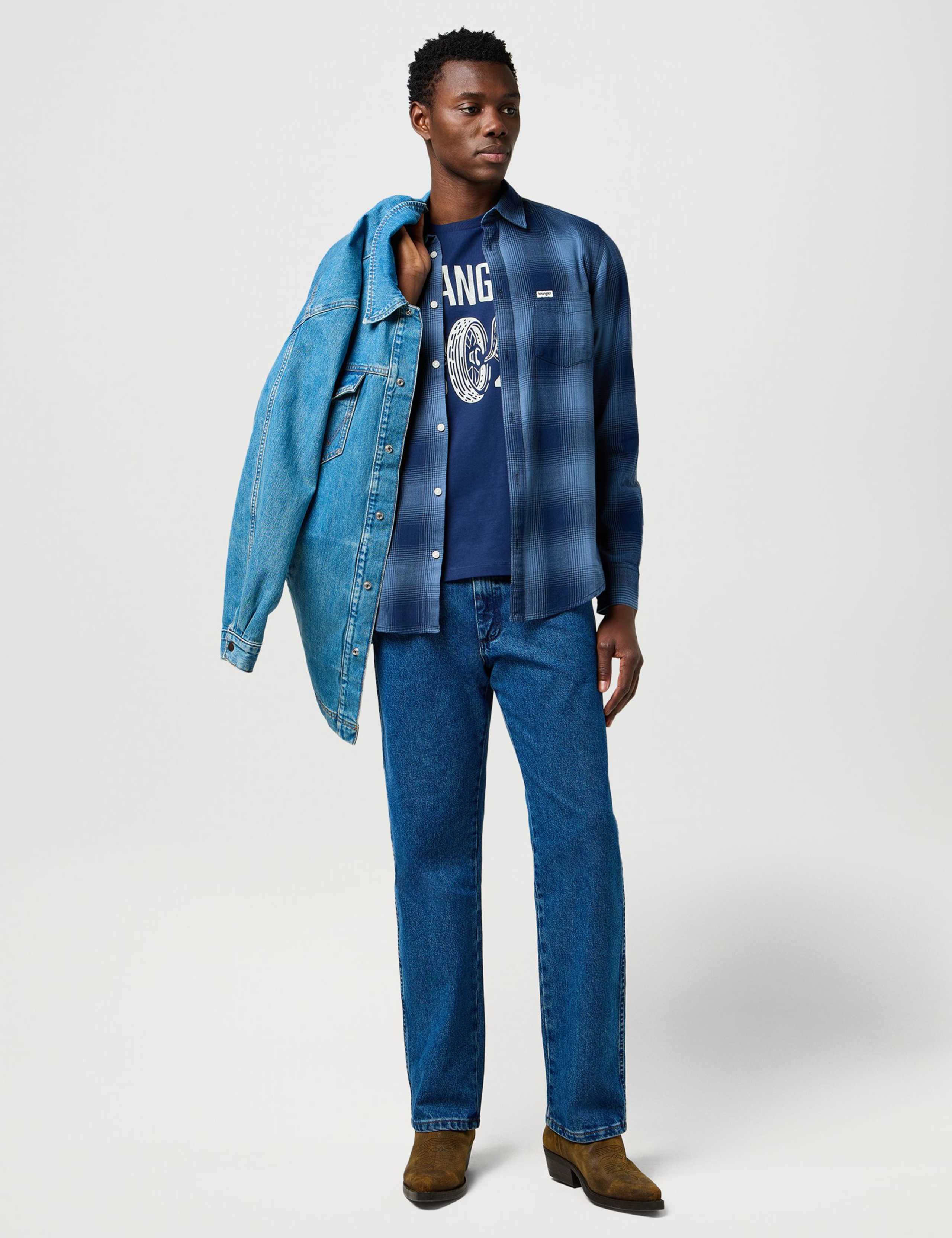 Pure Cotton Checked Flannel Shirt 5 of 7