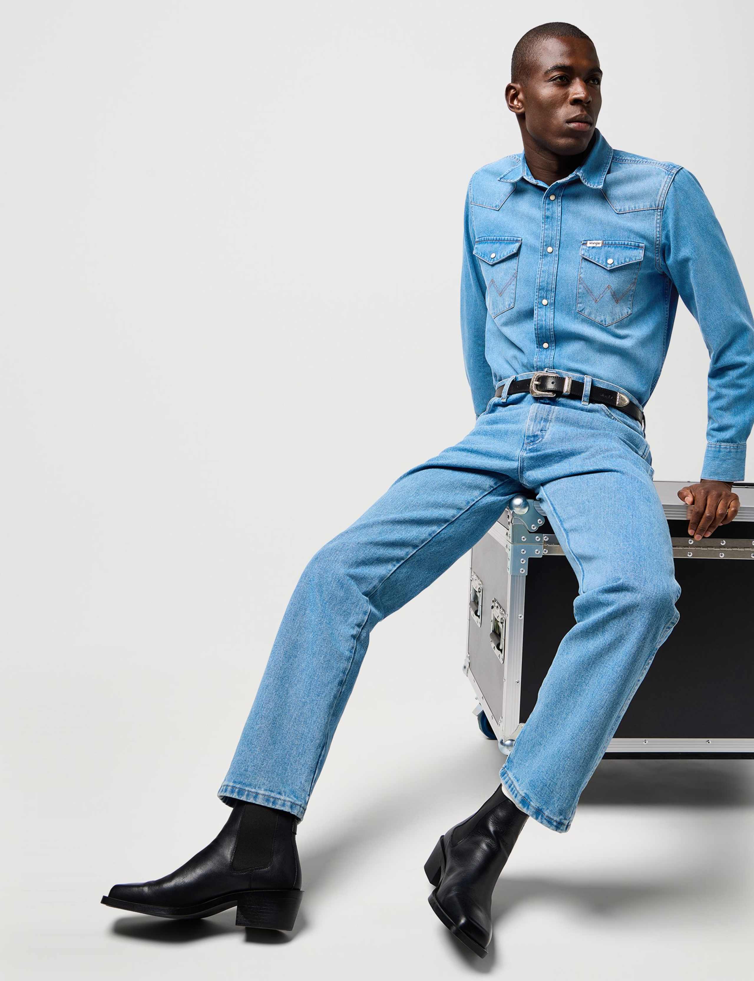 Denim Western Shirt 7 of 7