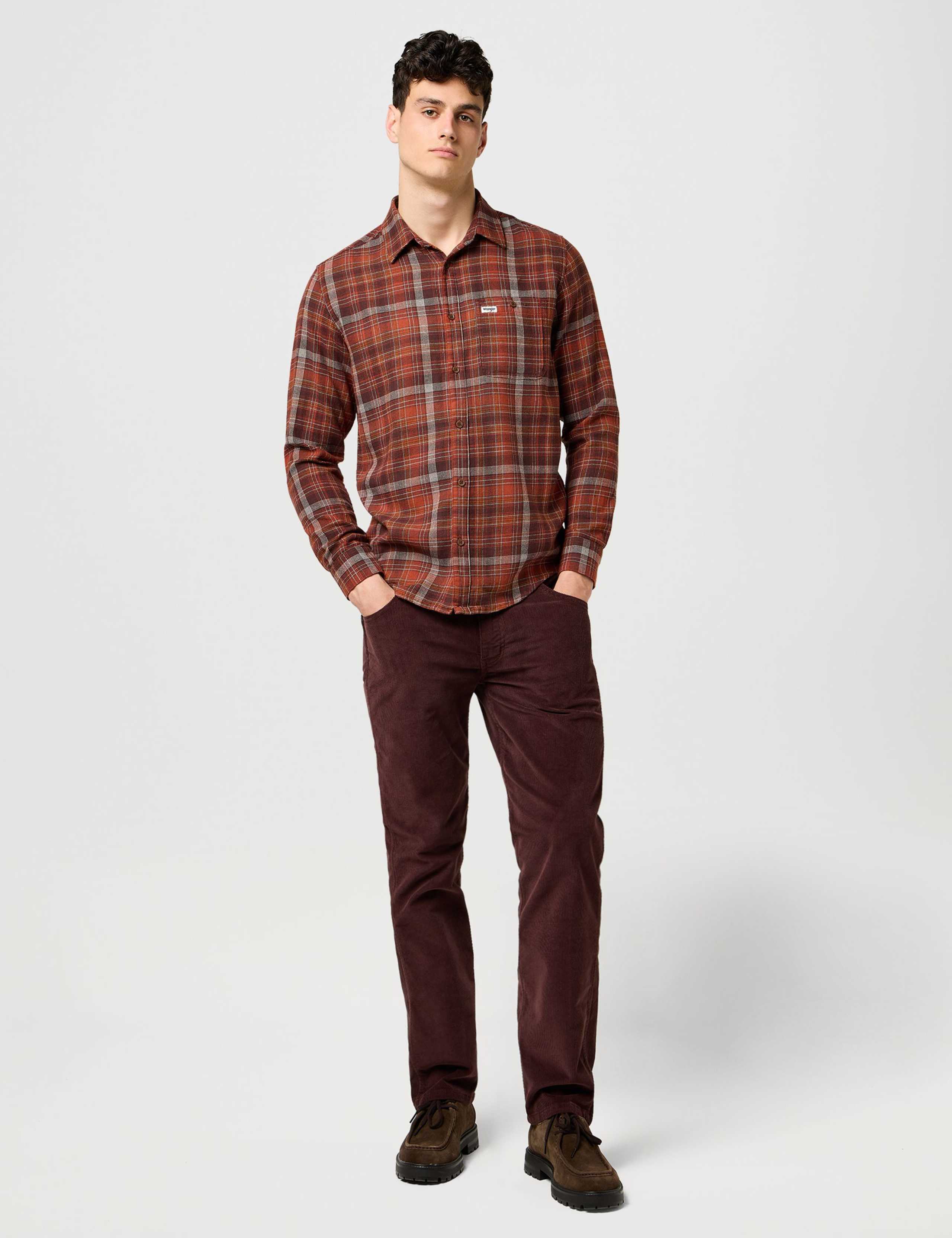Pure Cotton Flannel Checked Shirt 6 of 6