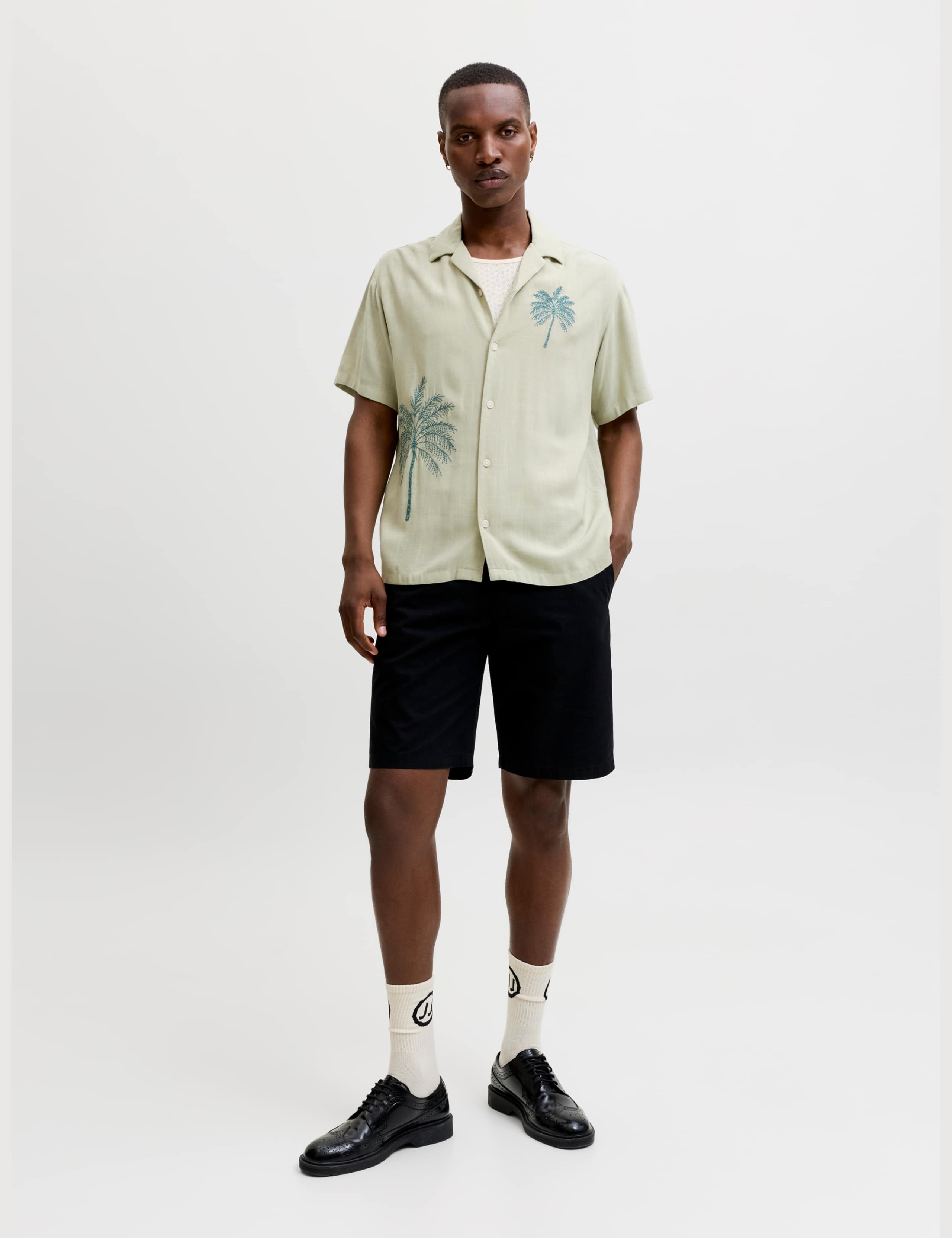 Regular Fit Short Sleeve Embroidered Shirt 3 of 6