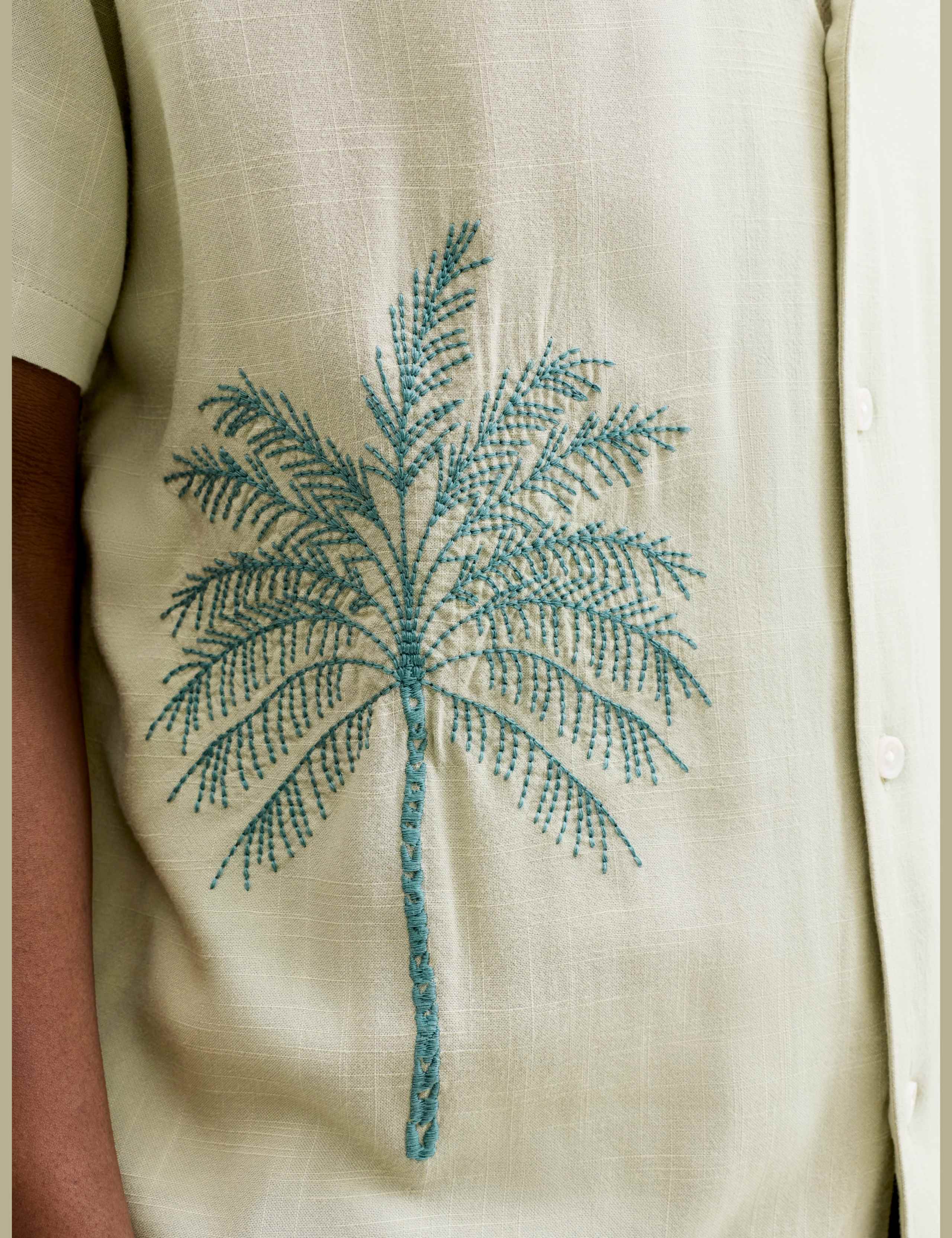 Regular Fit Short Sleeve Embroidered Shirt 6 of 6
