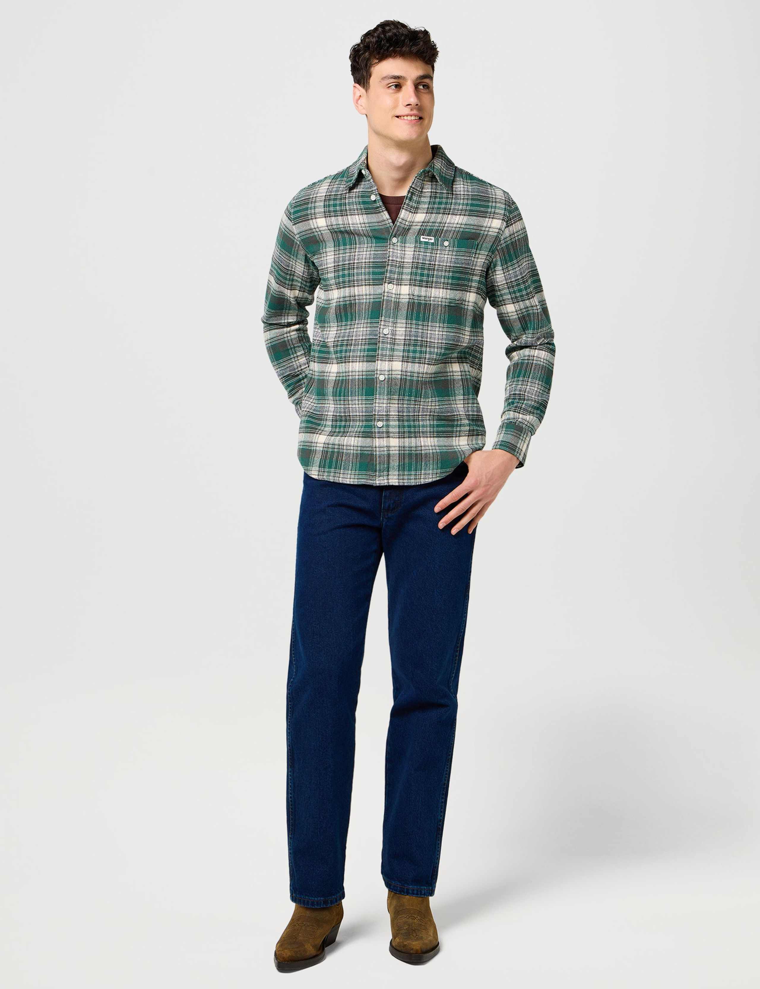 Pure Cotton Checked Flannel Shirt 5 of 7