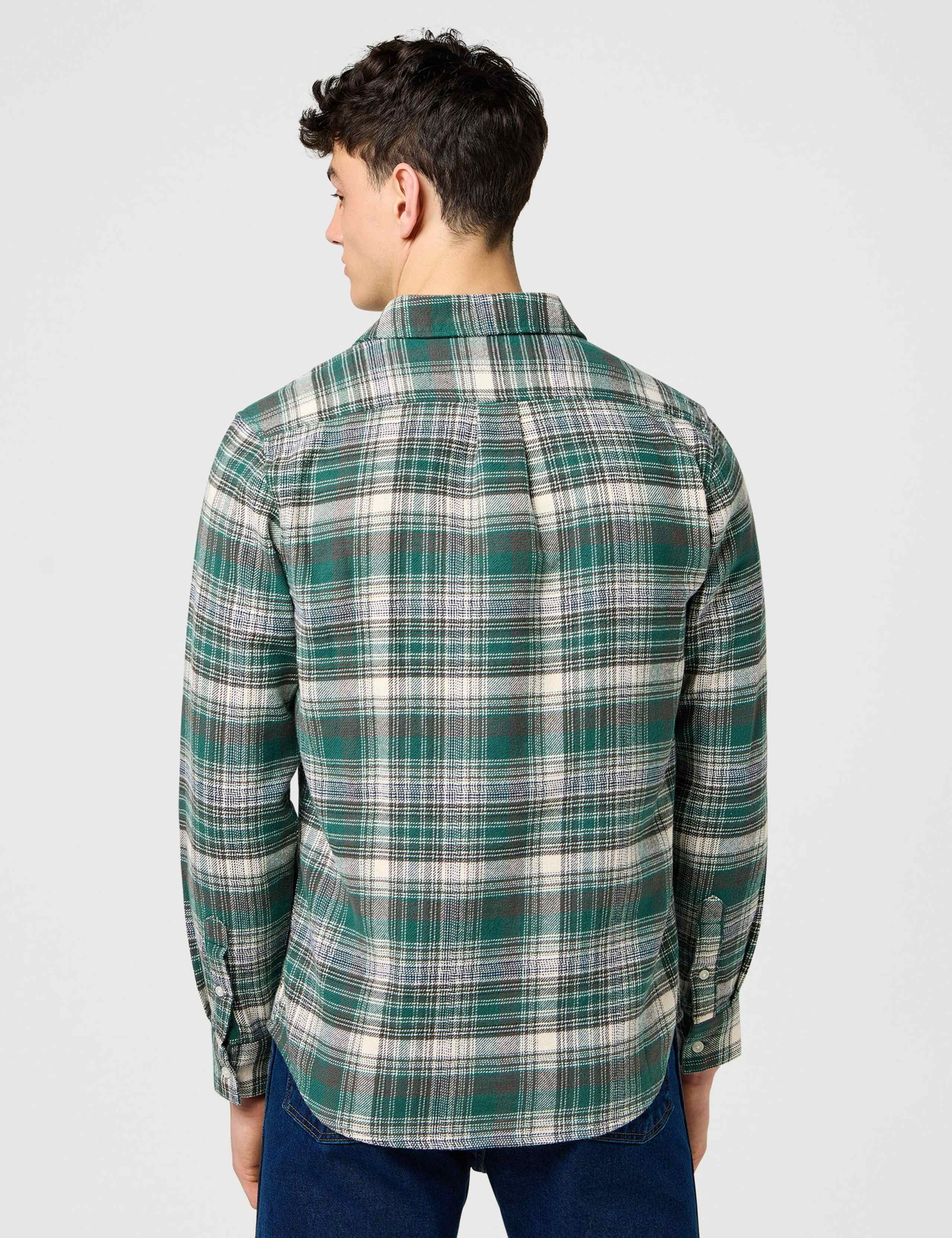 Pure Cotton Checked Flannel Shirt 7 of 7