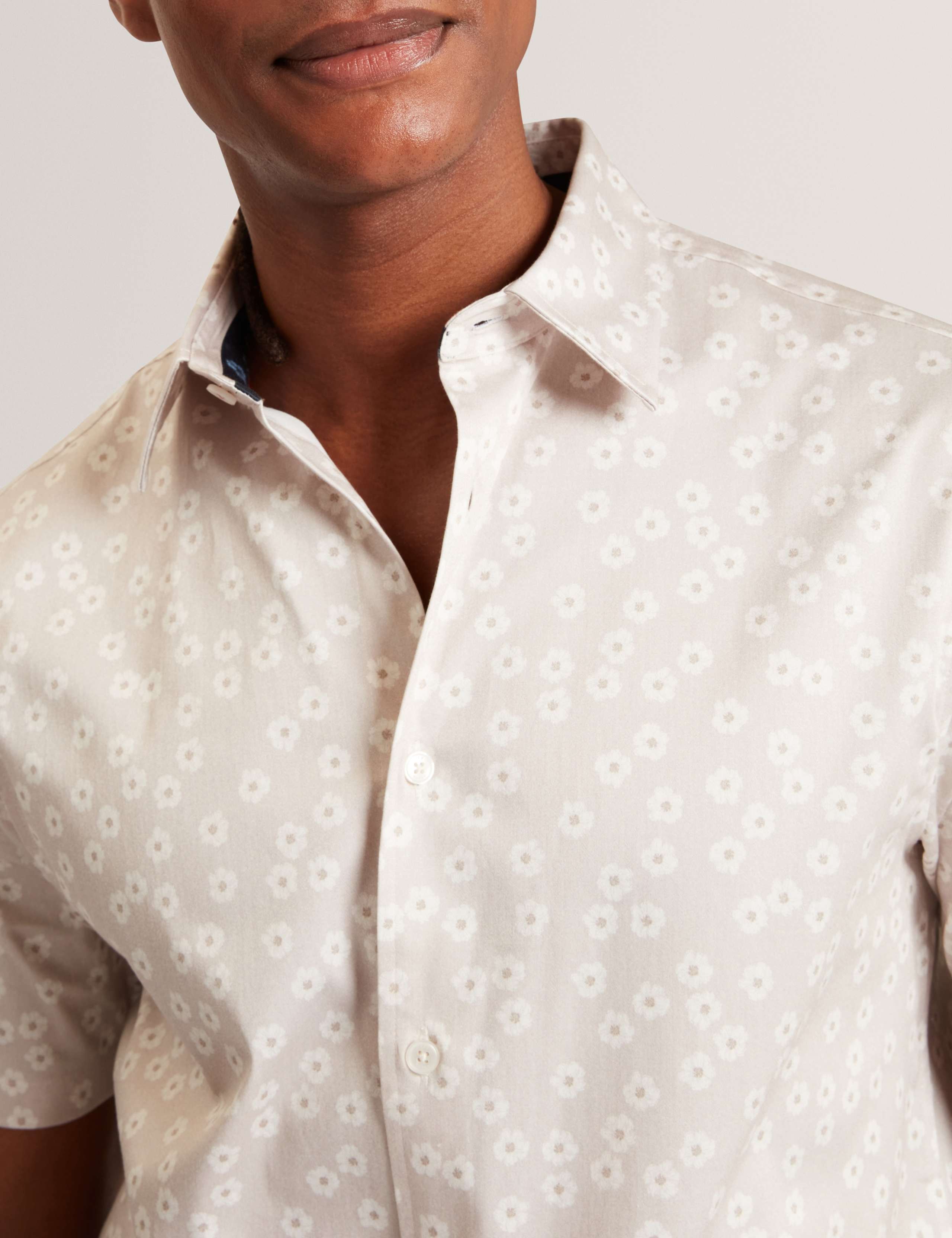Cotton Rich Floral Short Sleeve Shirt 4 of 6