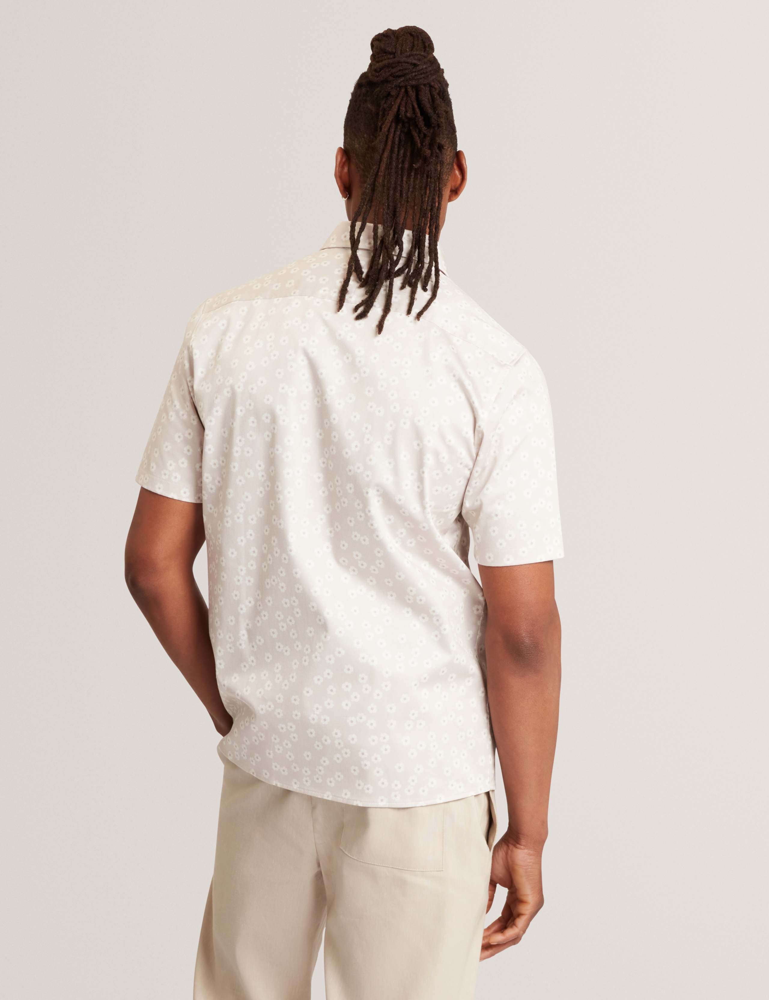 Cotton Rich Floral Short Sleeve Shirt 5 of 6