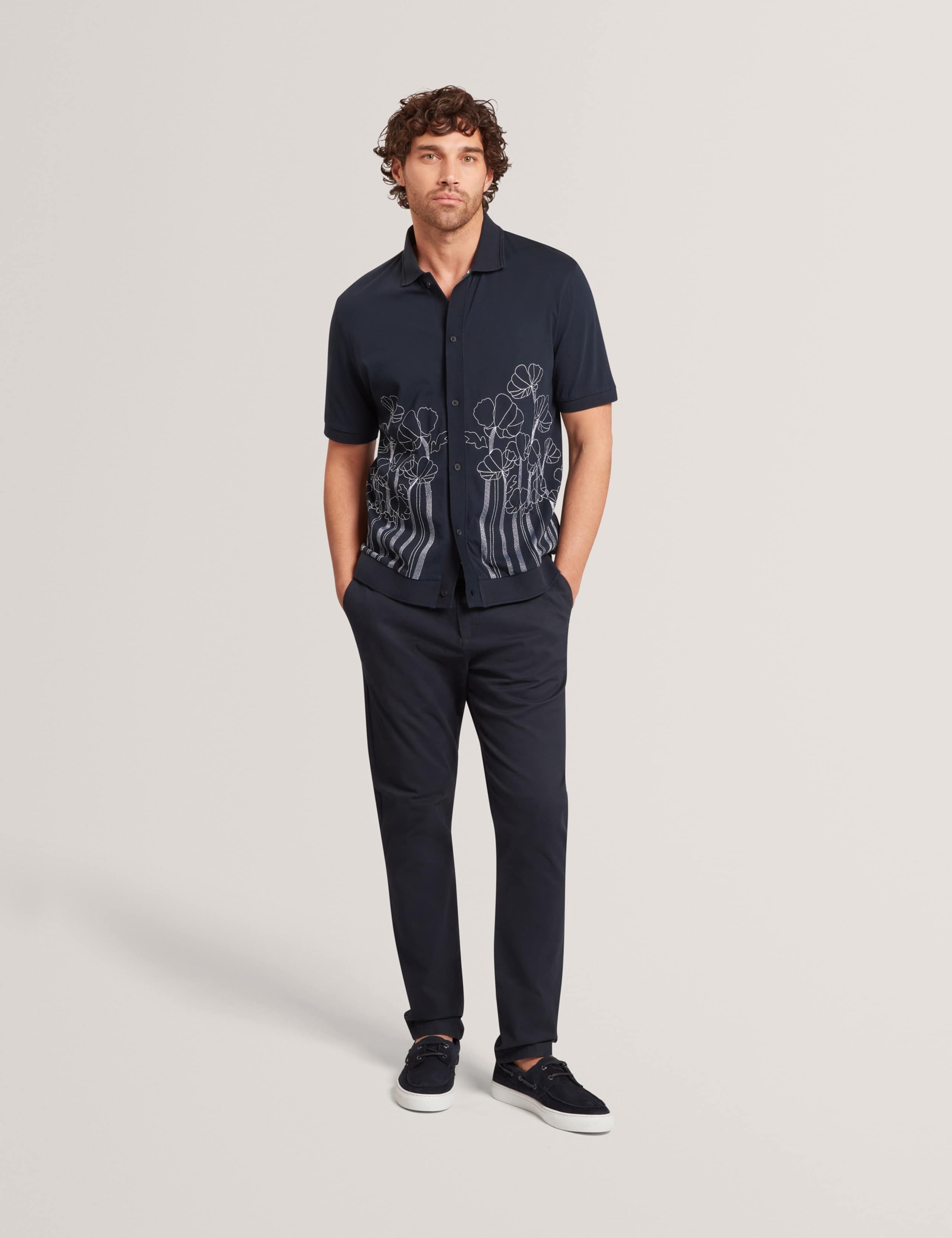 Pure Cotton Embroidered Short Sleeve Shirt 3 of 6