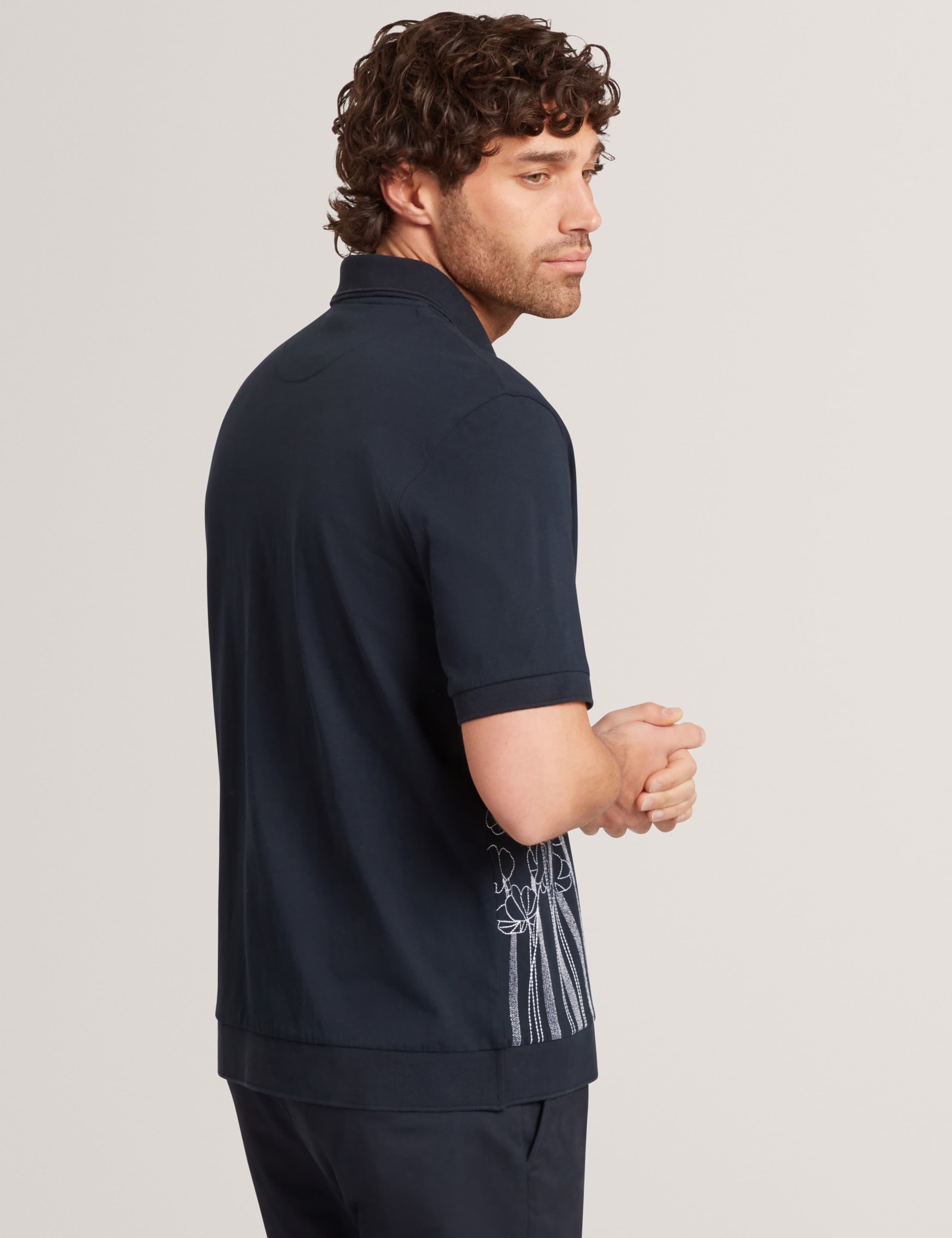 Pure Cotton Embroidered Short Sleeve Shirt 5 of 6