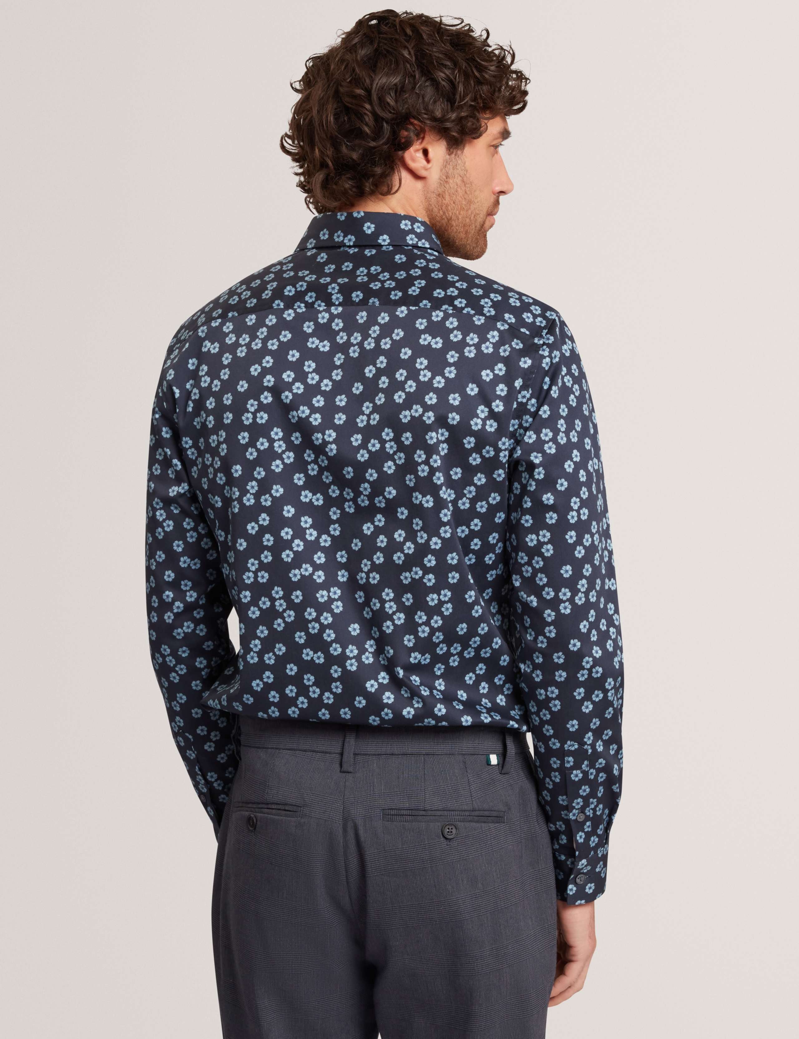 Regulat Fit Cotton Rich Floral Shirt 5 of 6