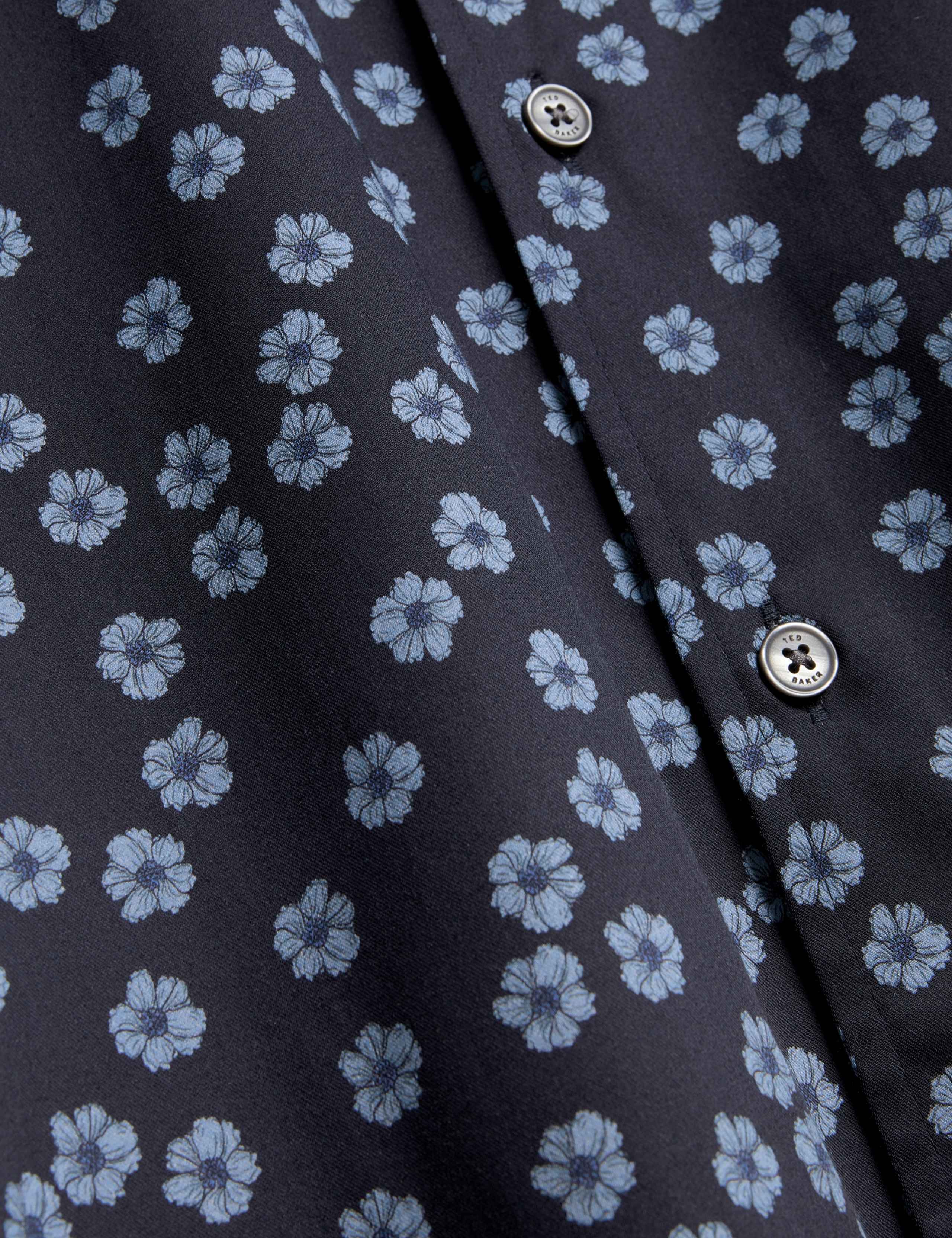 Regulat Fit Cotton Rich Floral Shirt 6 of 6