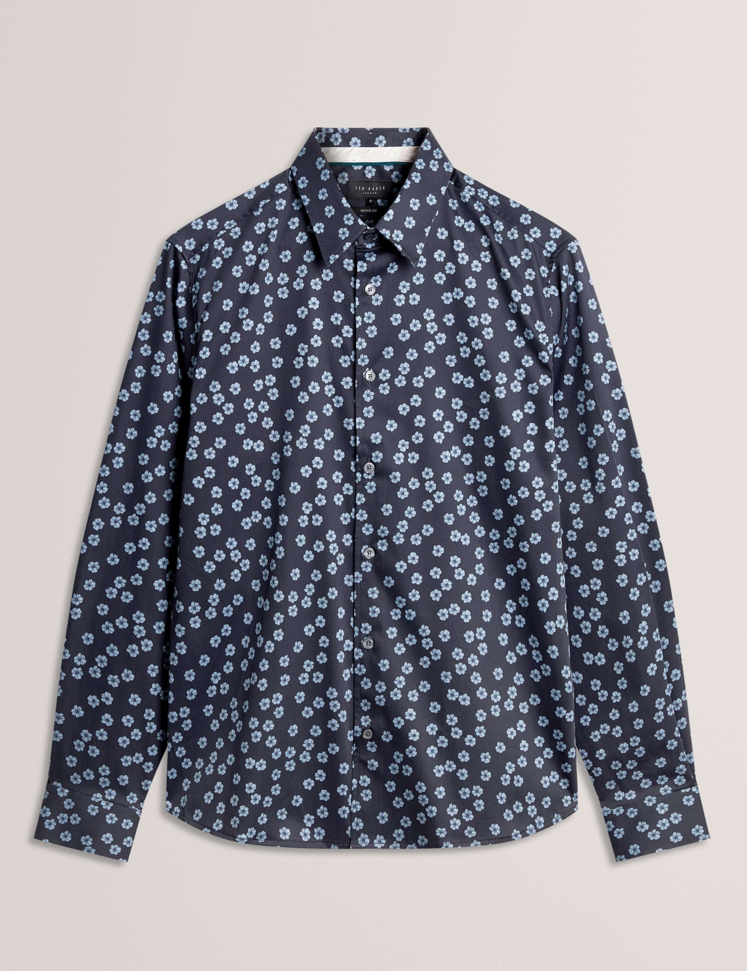Regulat Fit Cotton Rich Floral Shirt 2 of 6