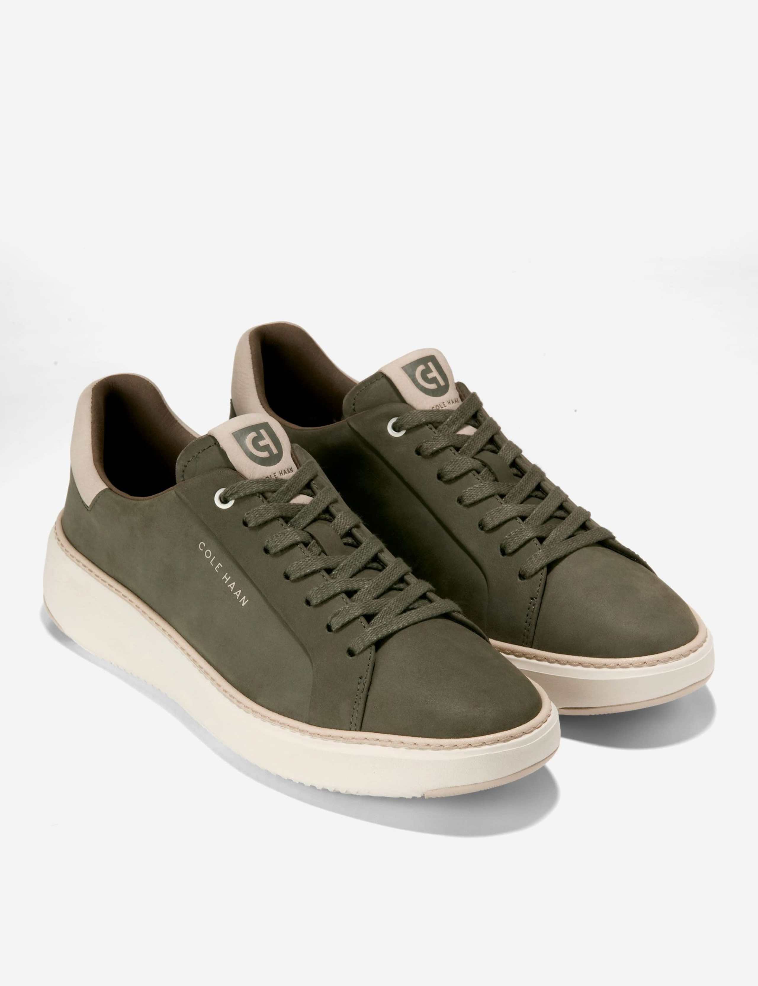 GrandPrø Topspin Wide Fit Leather Trainers 3 of 6