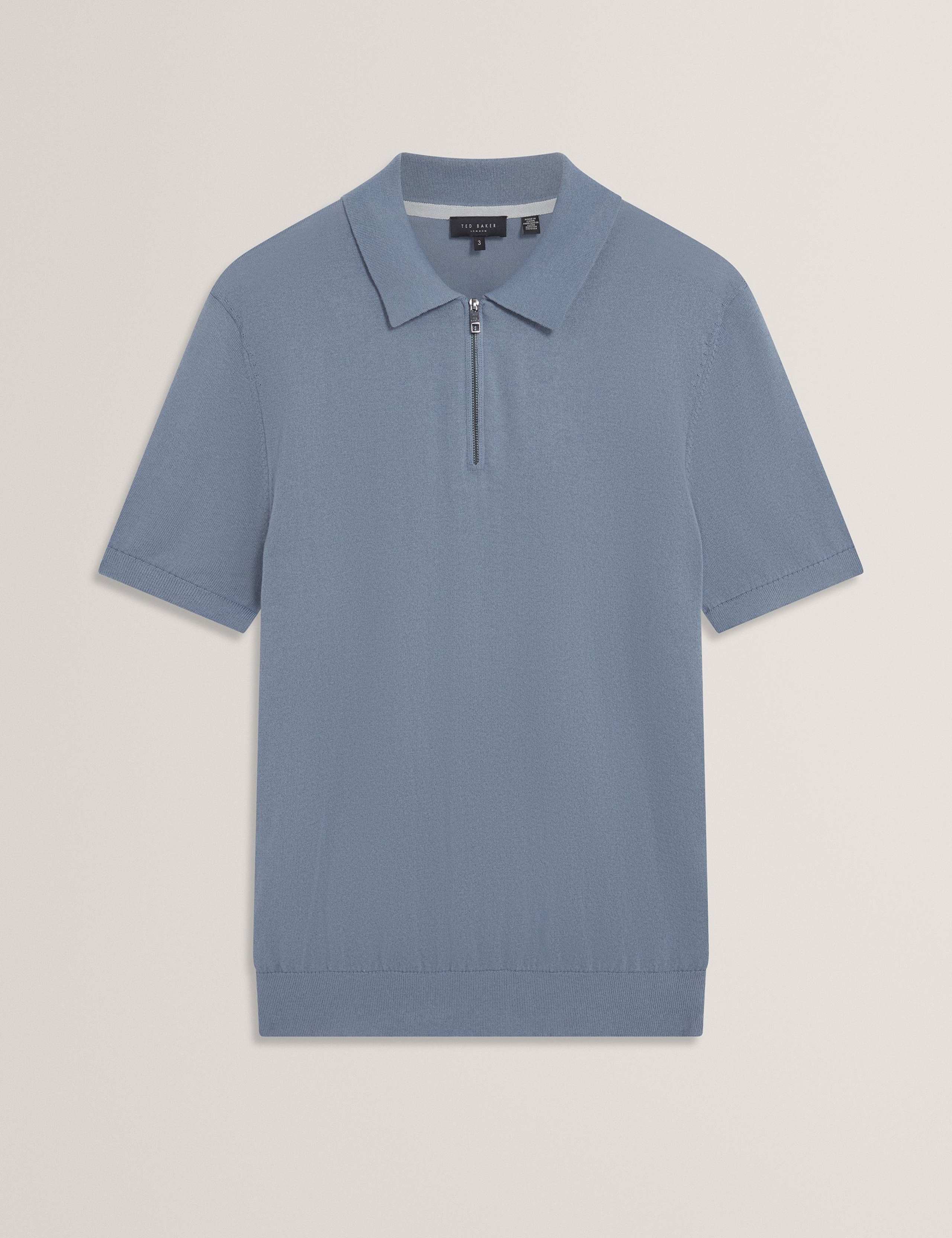 Givrans Lyocell Blend Knitted Polo Shirt 2 of 7
