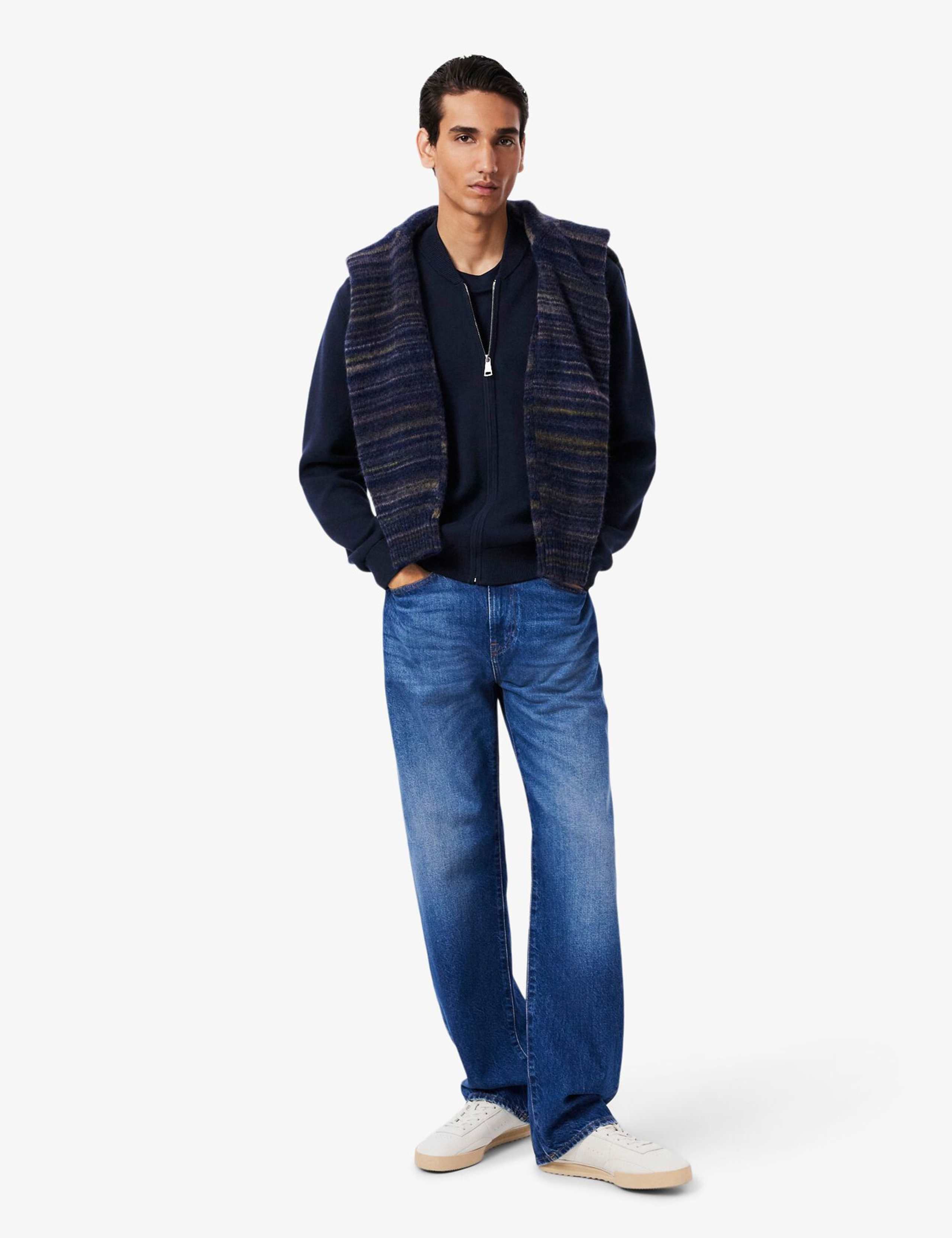 Pure Wool Zip Through Cardigan 4 of 6