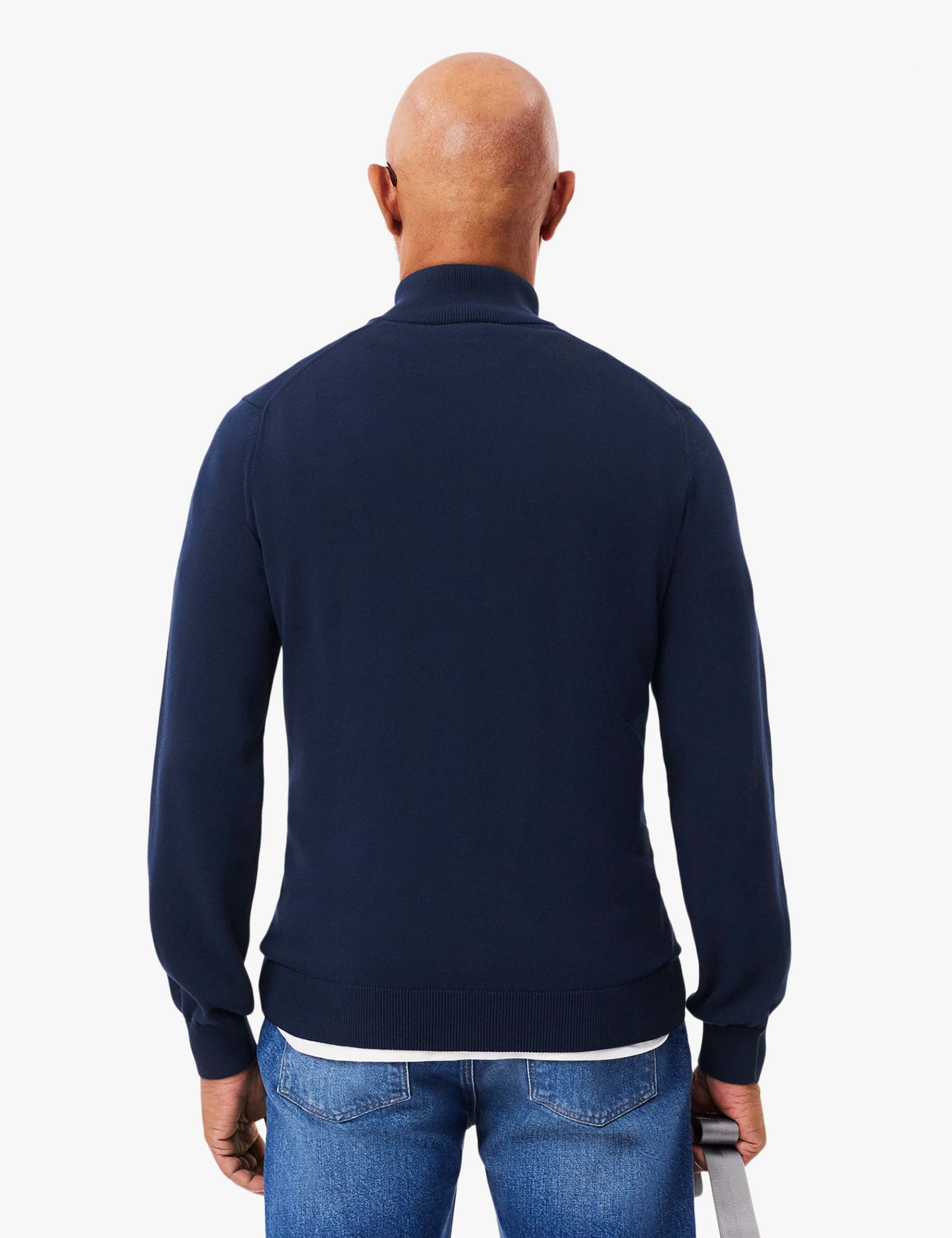 Pure Cotton Half Zip Jumper 3 of 5