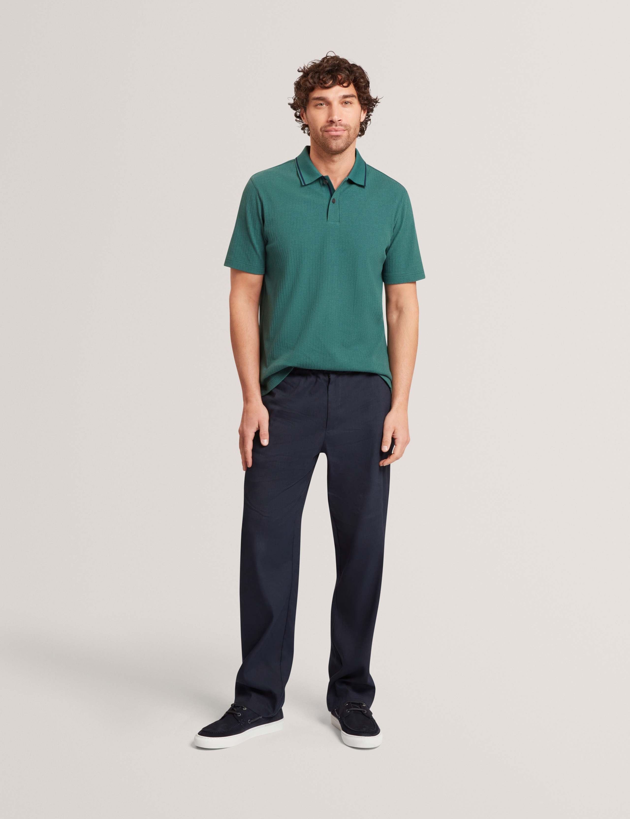 Cotton Rich Tipped Collar Polo Shirt 4 of 6