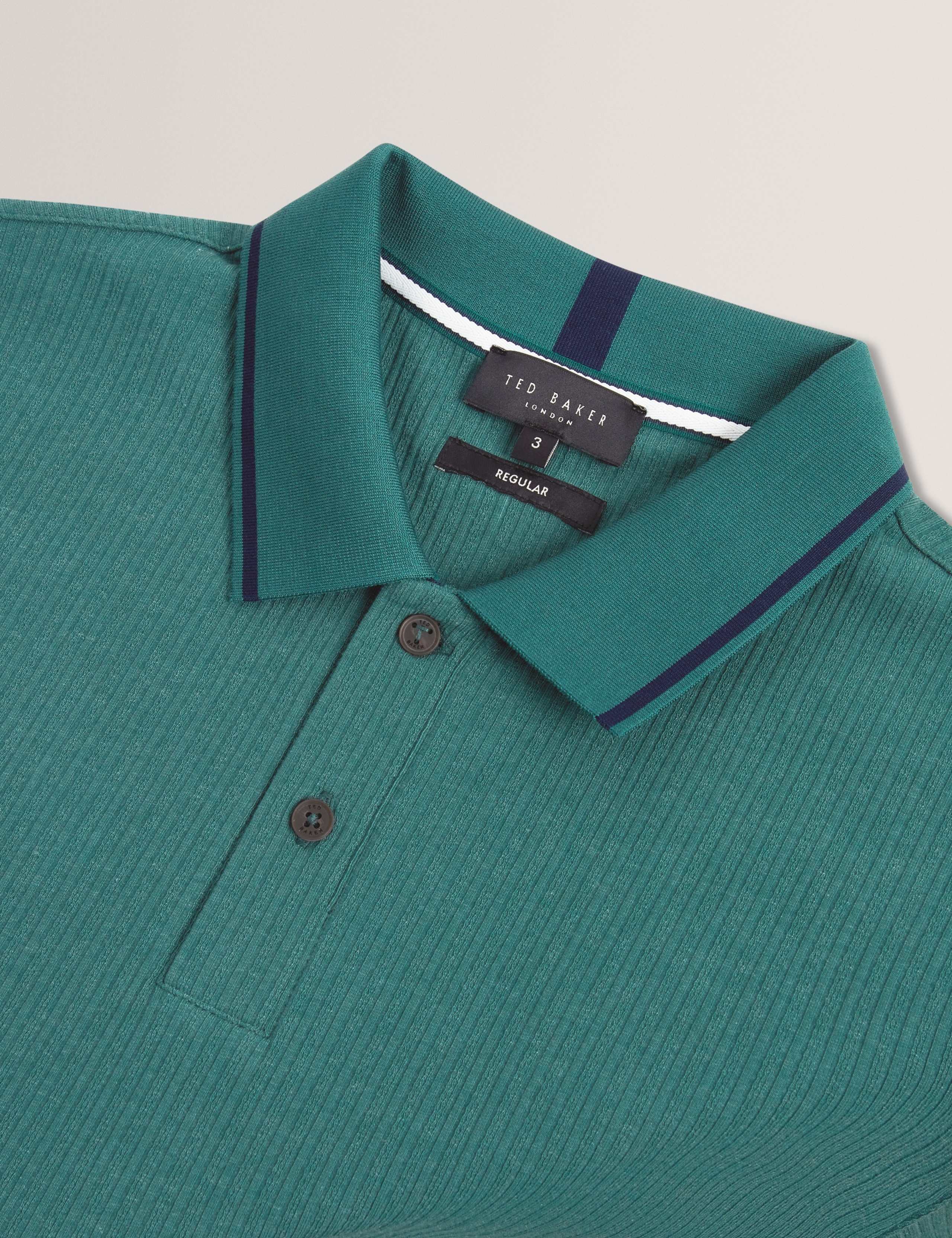 Cotton Rich Tipped Collar Polo Shirt 6 of 6